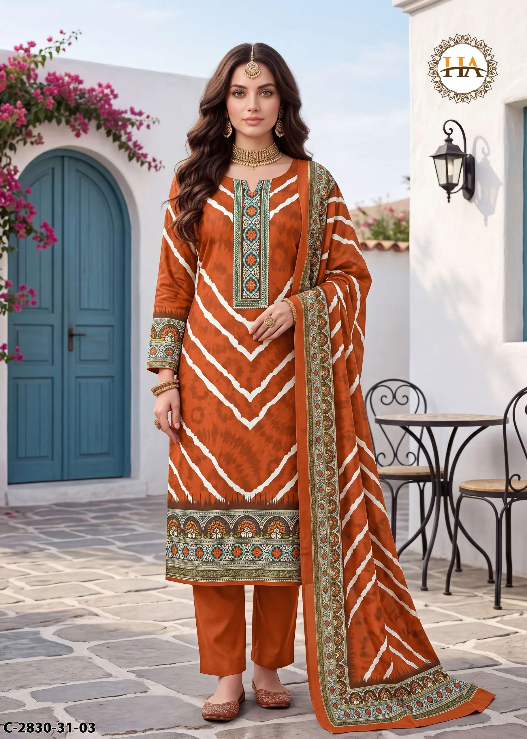 Alok Suits Gulriza
