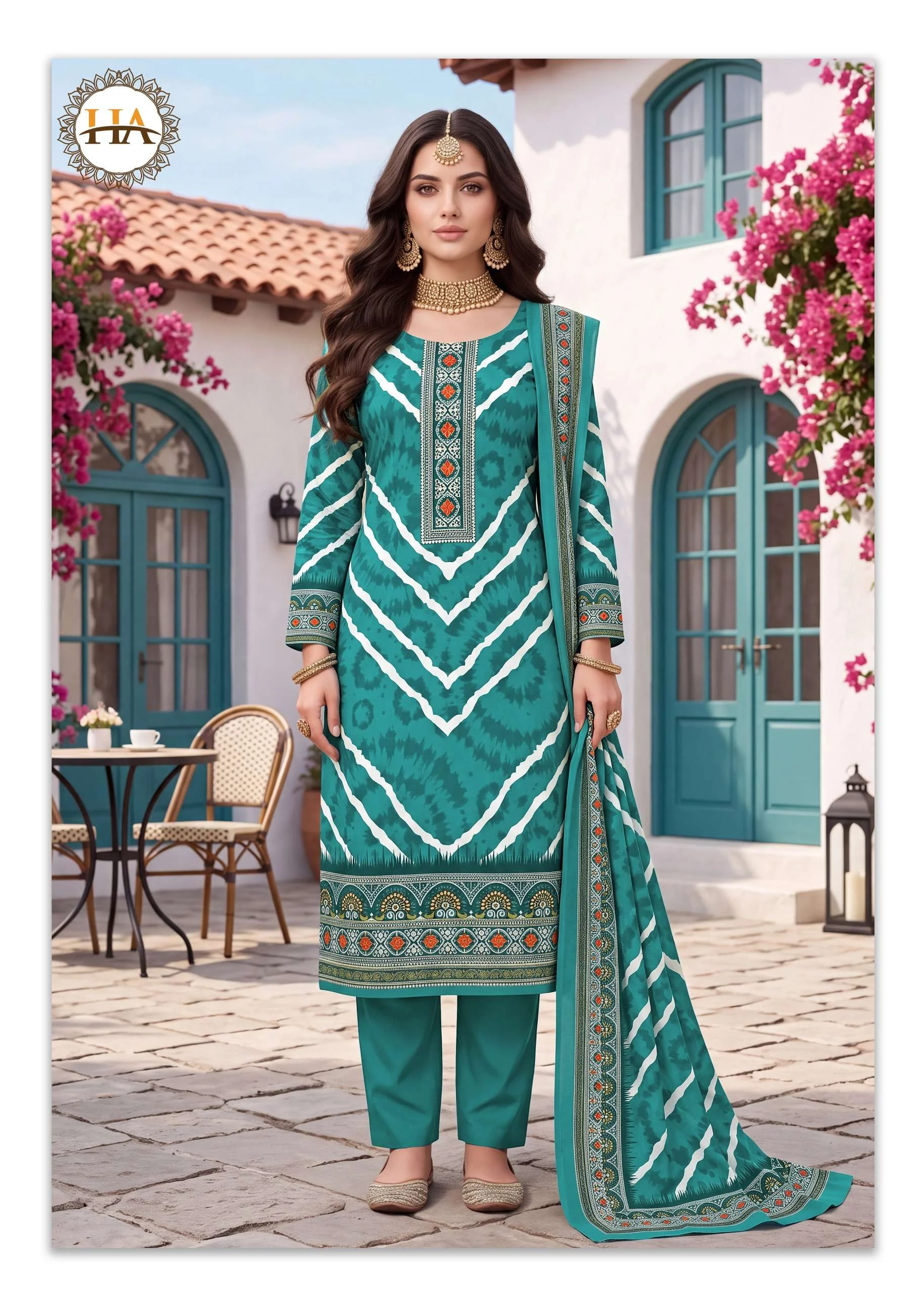 Alok Suits Gulriza