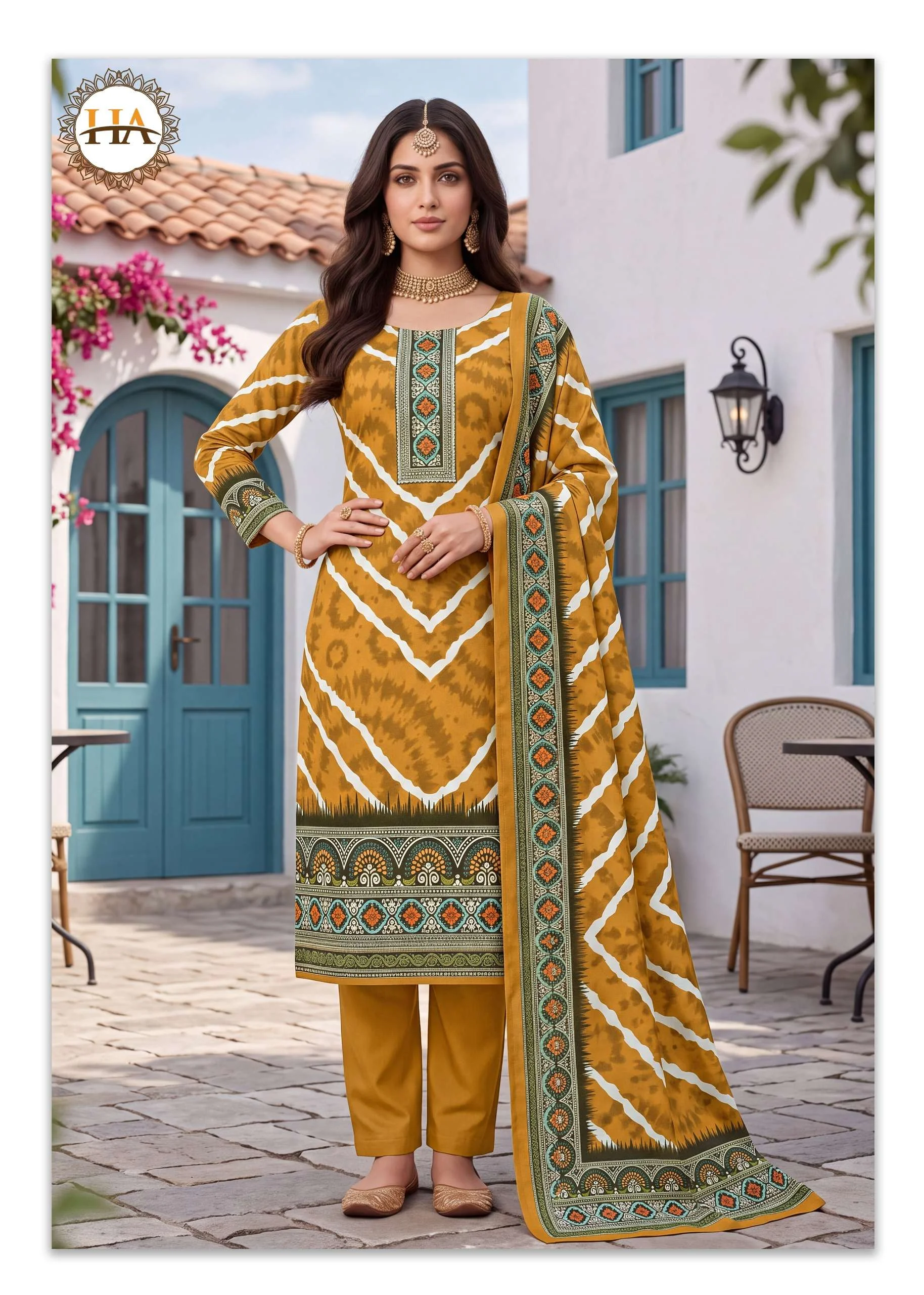 Alok Suits Gulriza