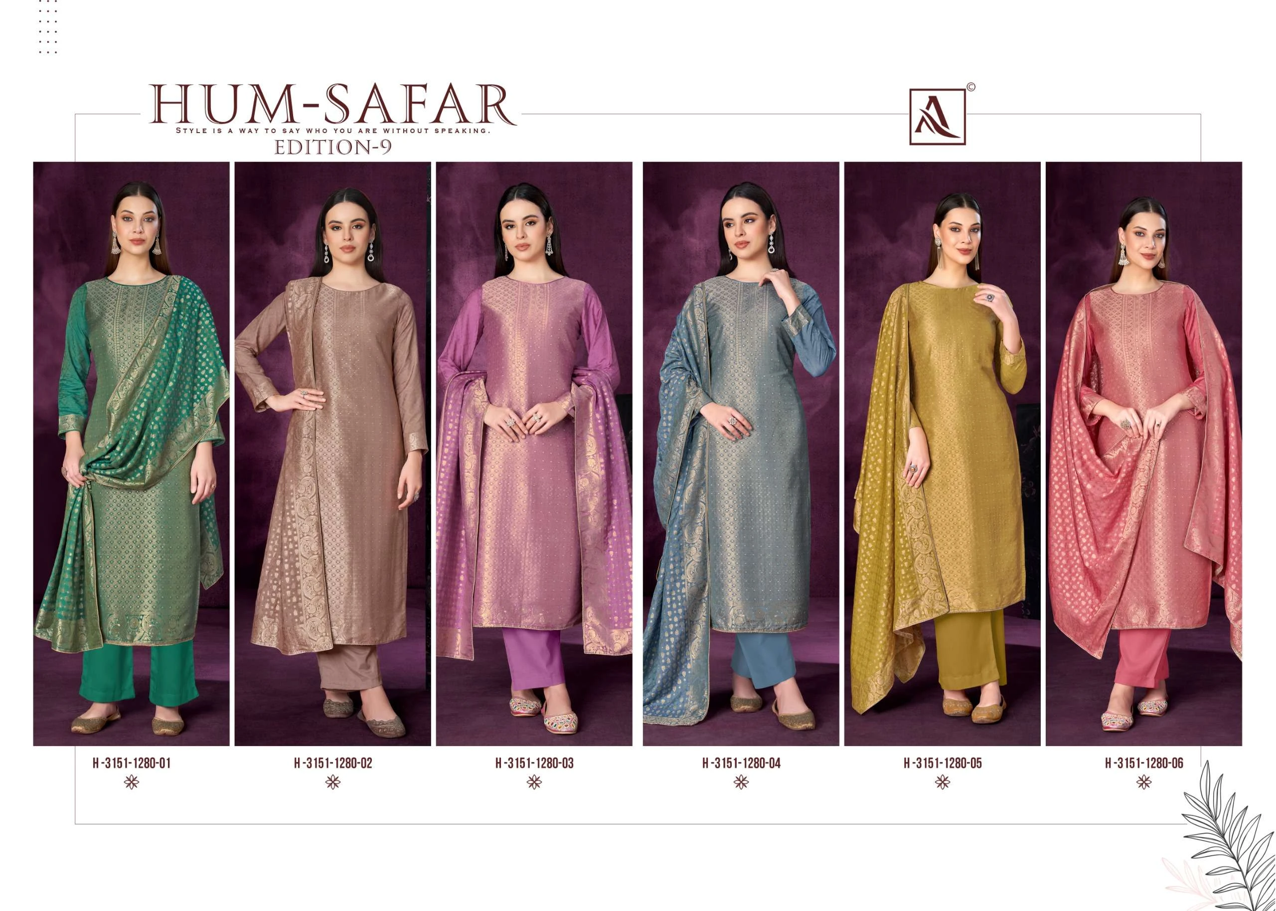 Alok Suits Hum Safar Edition 9