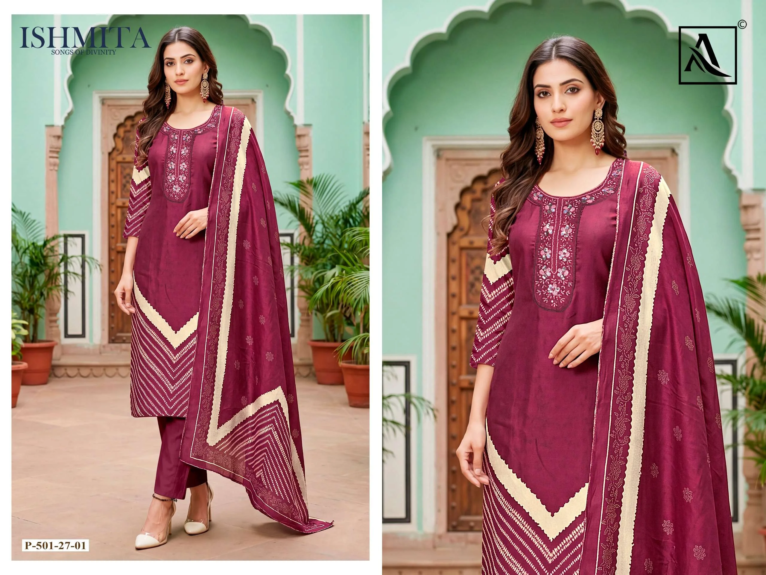 Alok Suits Ishmita