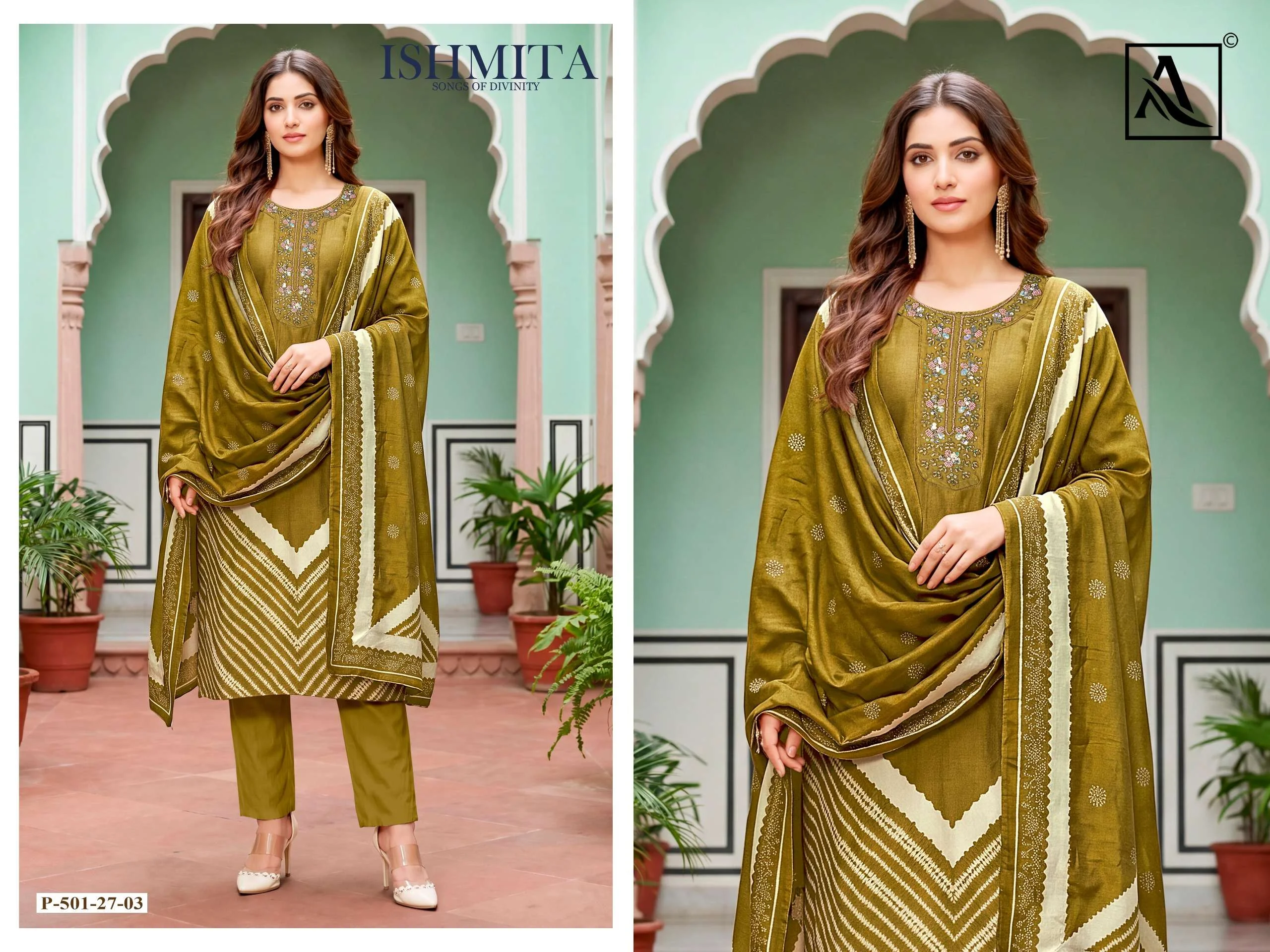 Alok Suits Ishmita