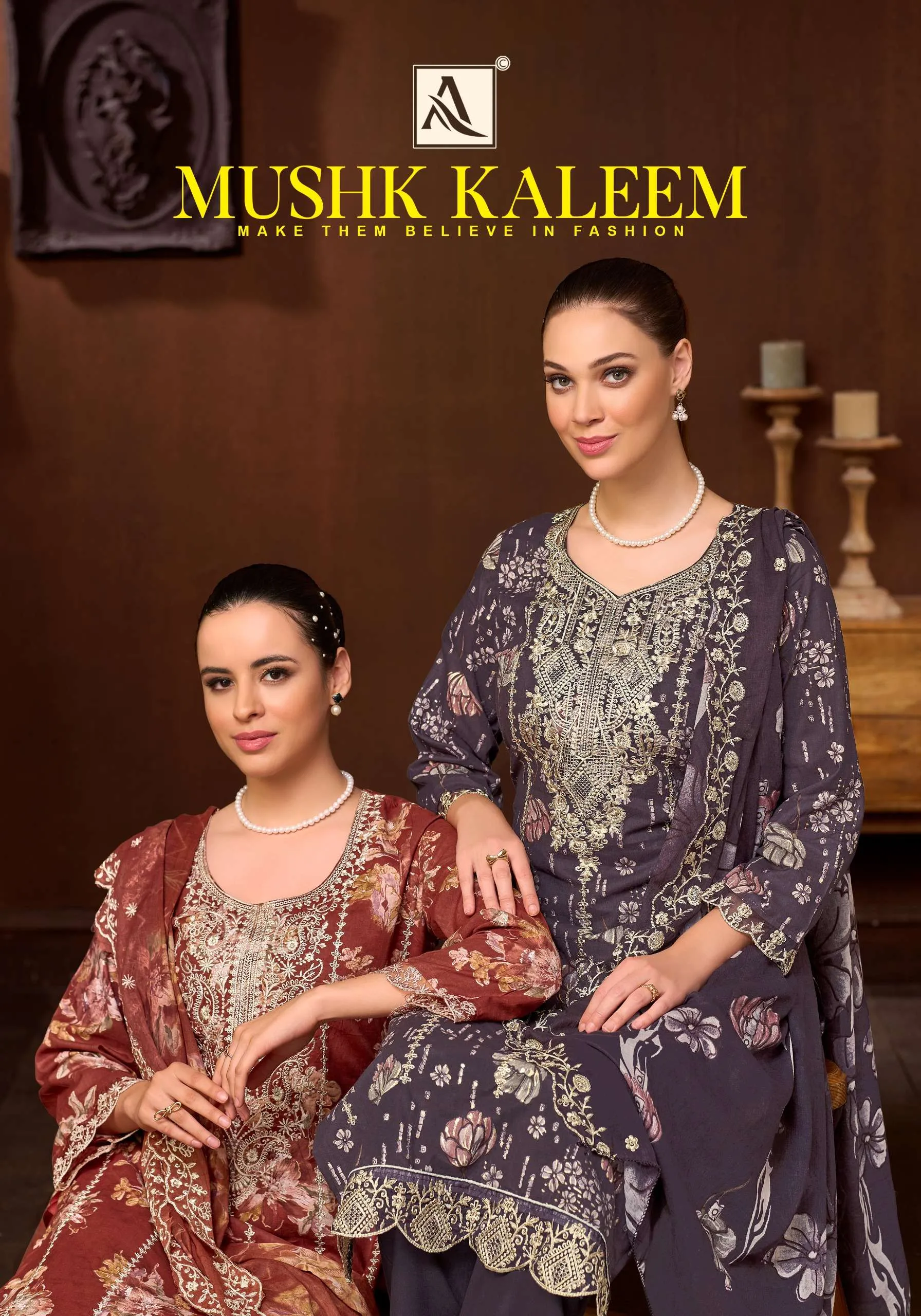 Alok Suits Mushk Kaleem