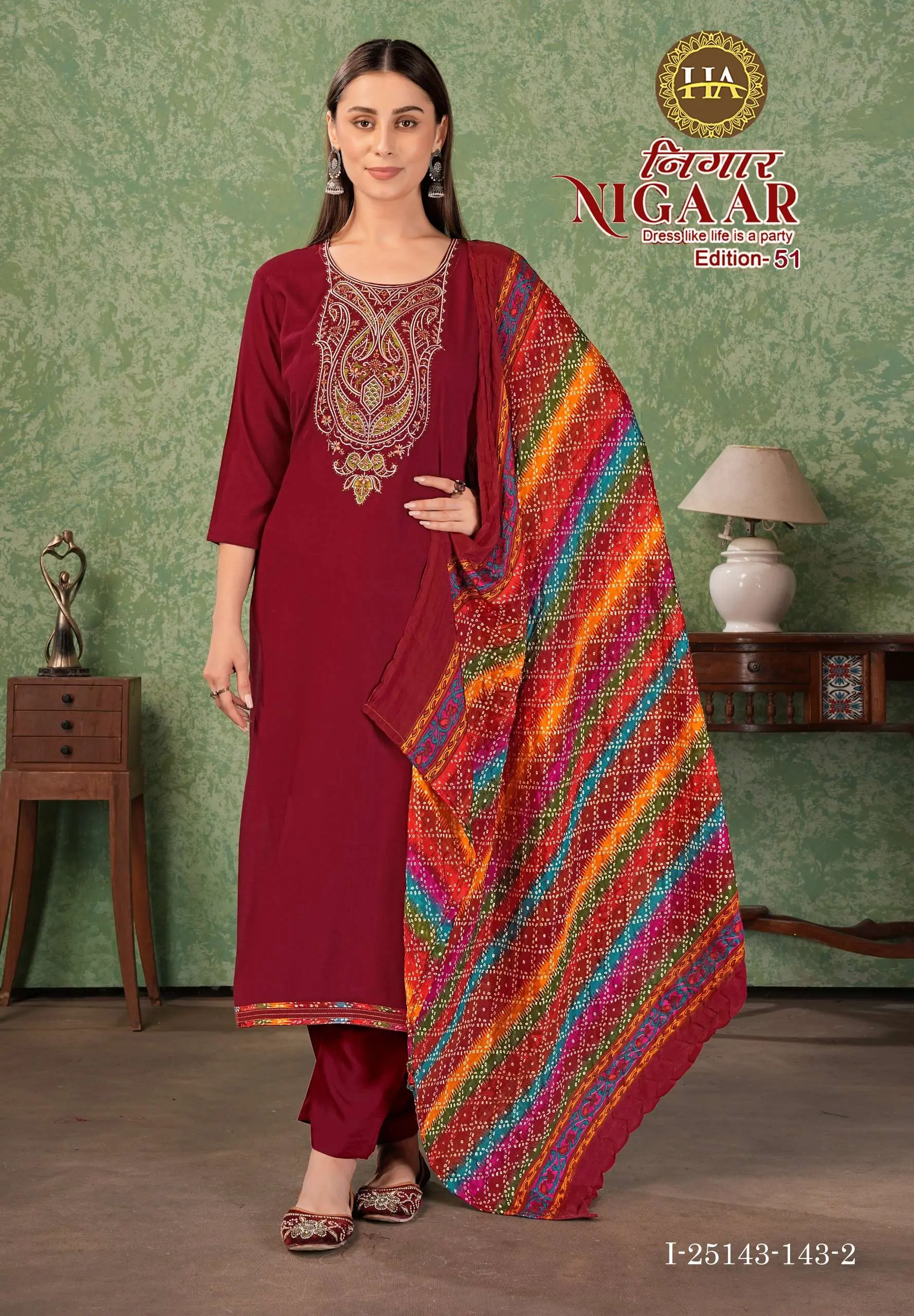 Alok Suits Nigaar Vol 51