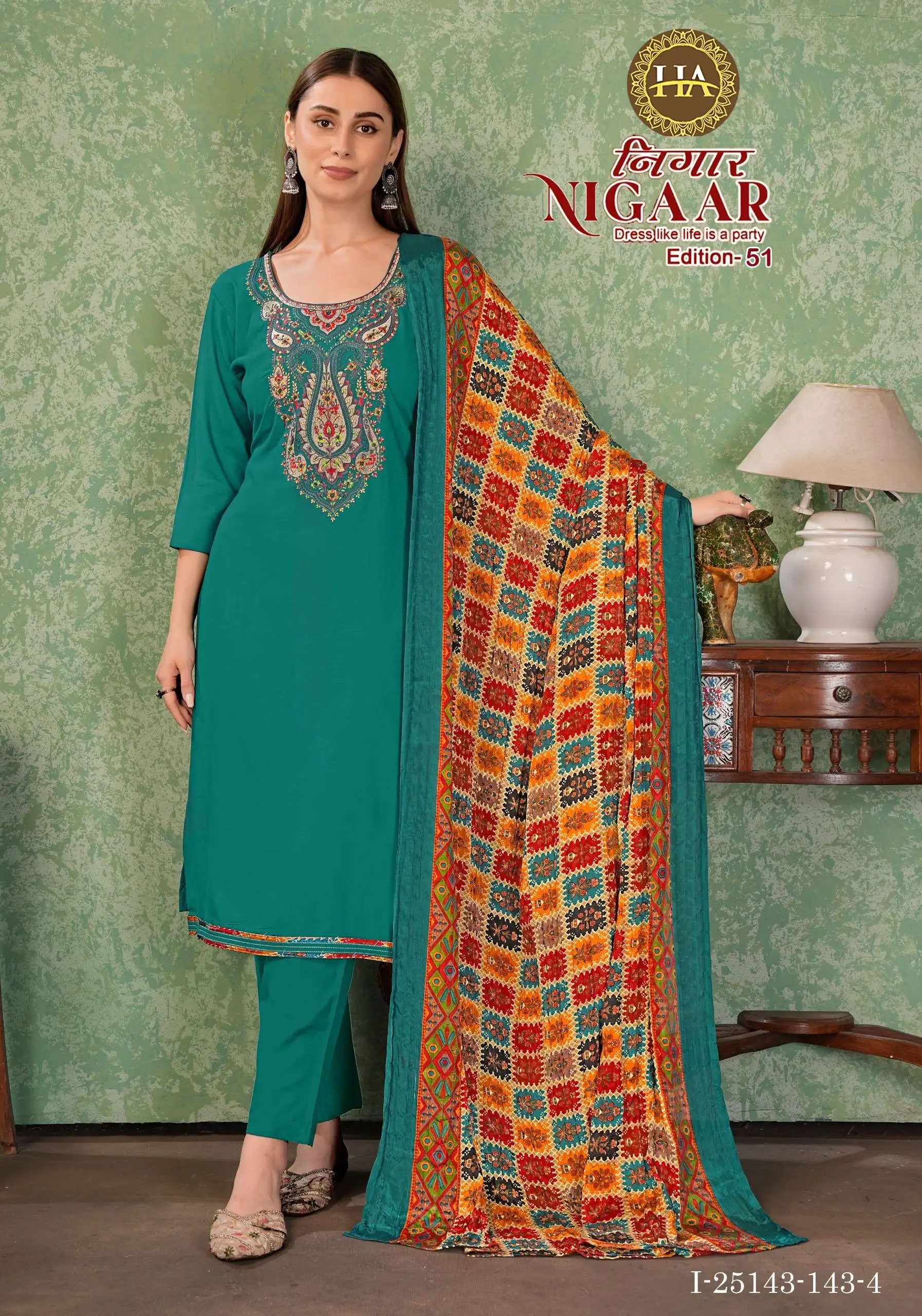 Alok Suits Nigaar Vol 51
