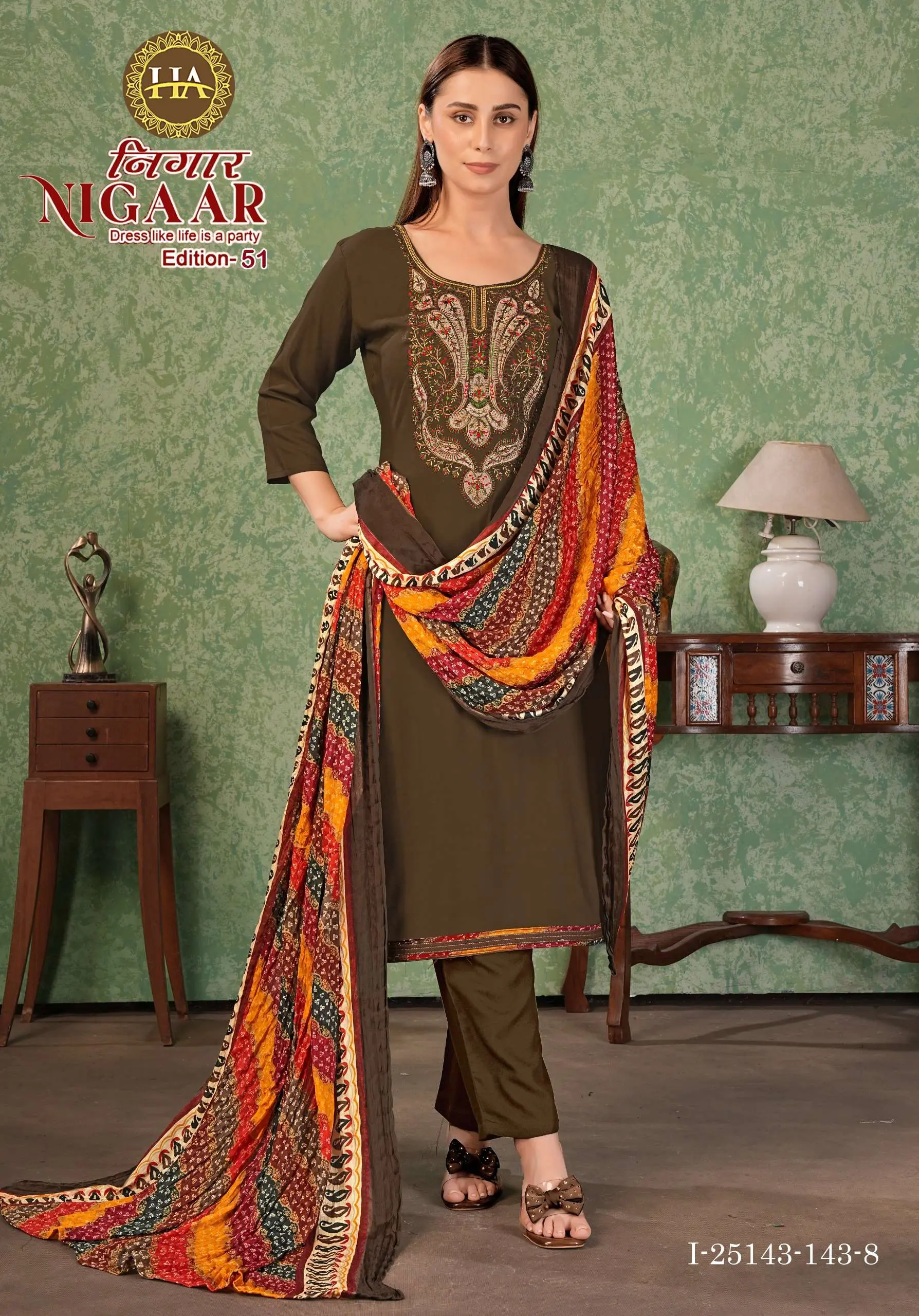 Alok Suits Nigaar Vol 51