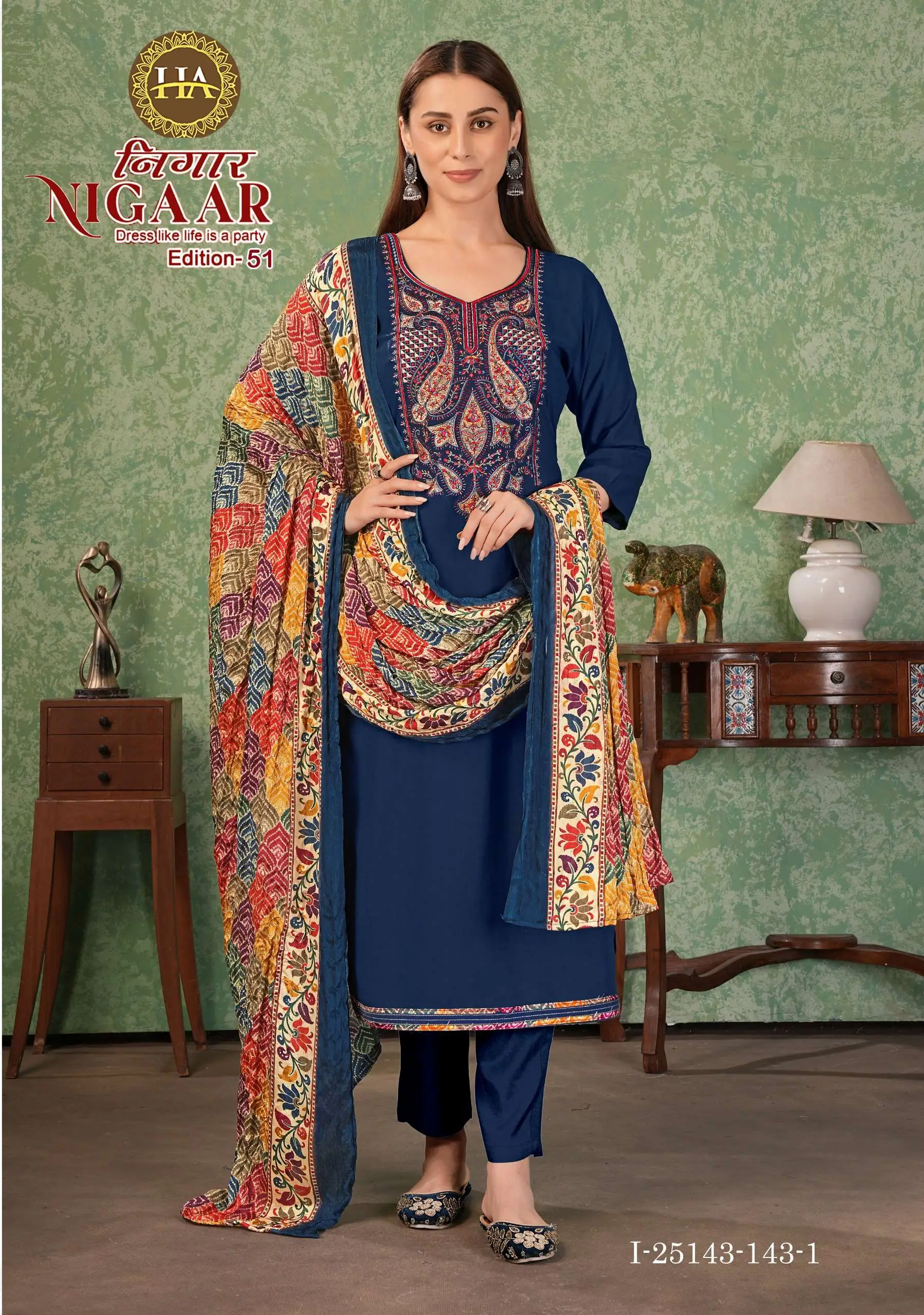 Alok Suits Nigaar Vol 51