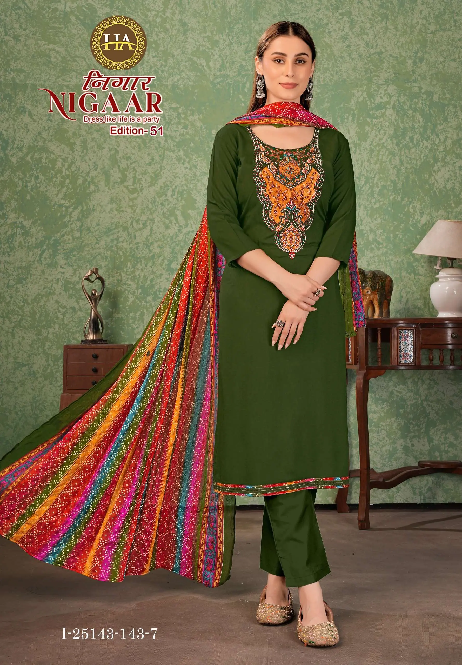 Alok Suits Nigaar Vol 51
