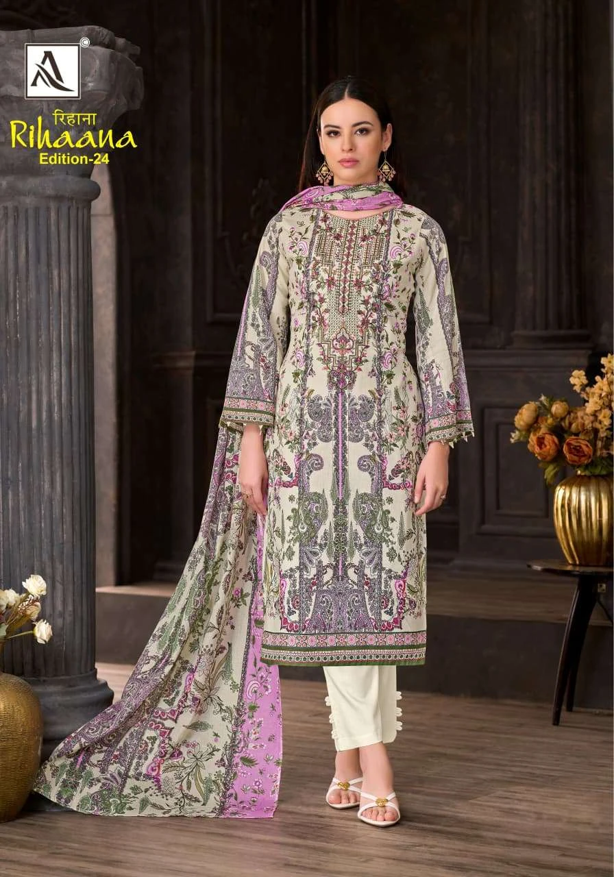 Alok Suits Rihaana Vol 24