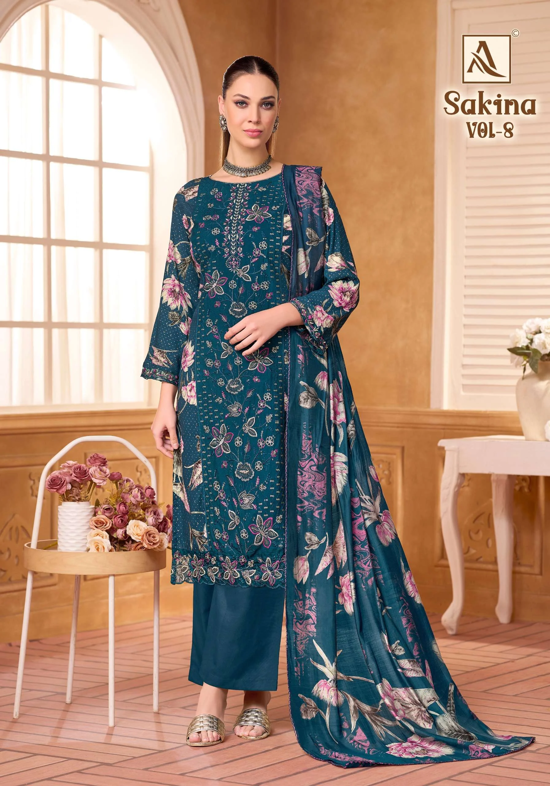 Alok Suits Sakina Vol 8