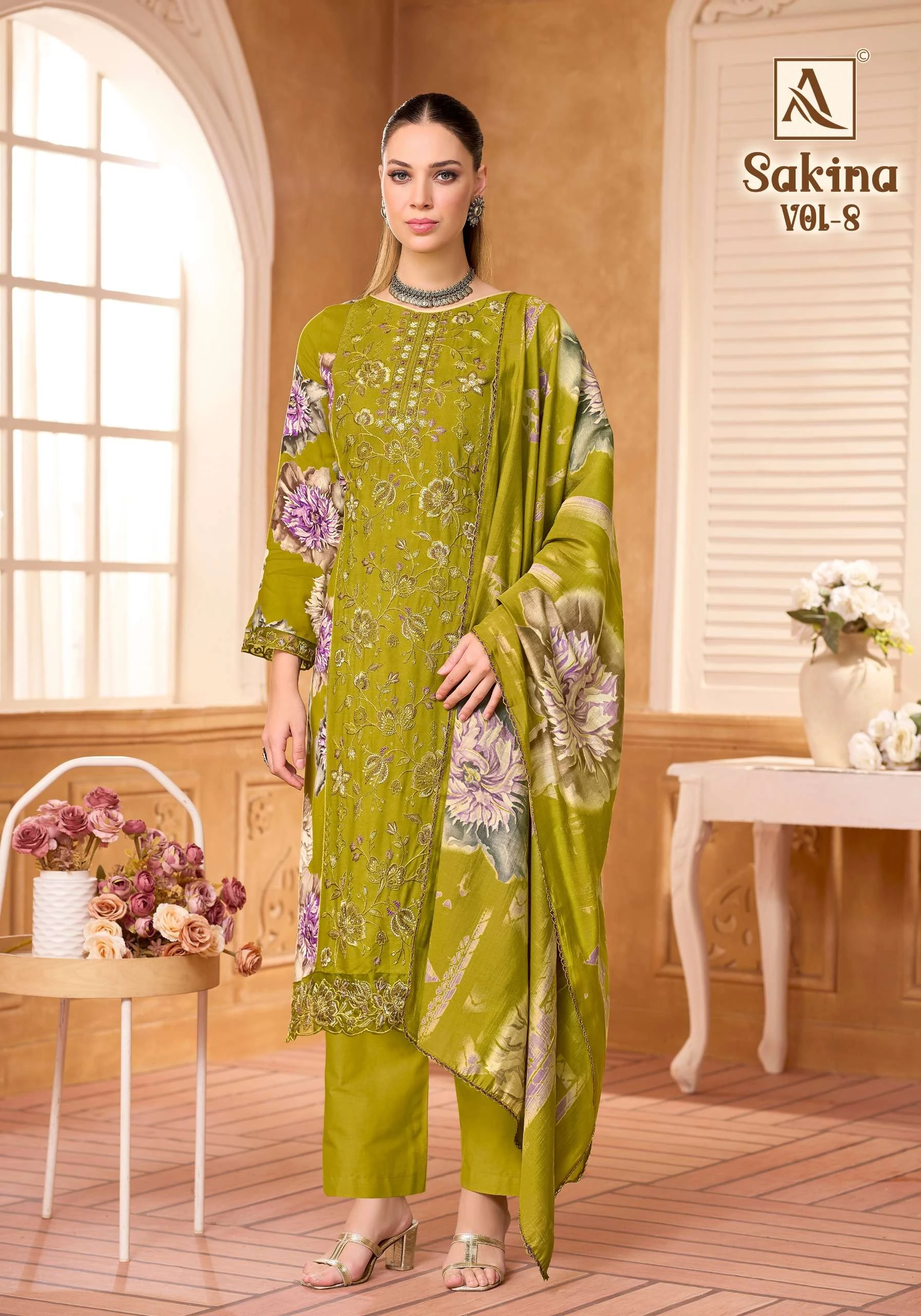 Alok Suits Sakina Vol 8