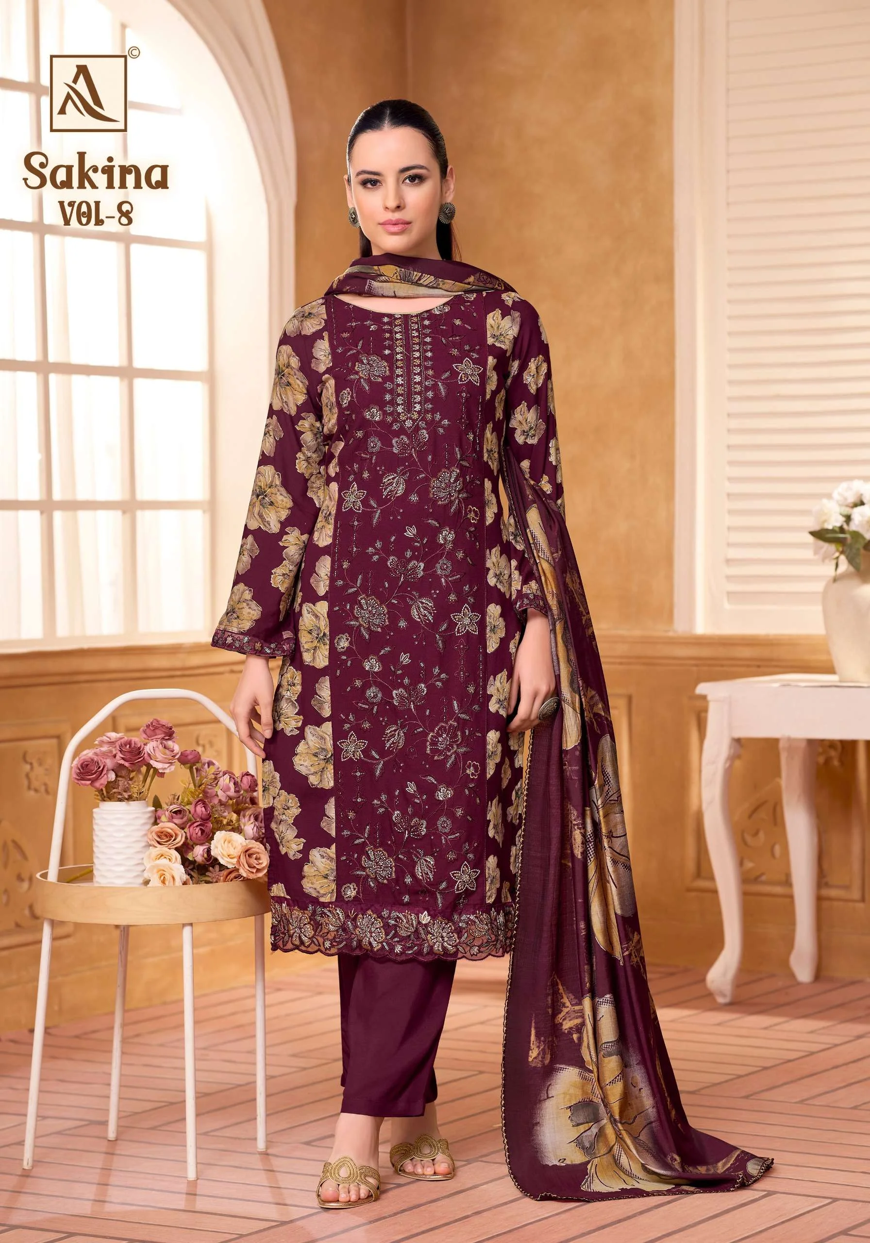 Alok Suits Sakina Vol 8