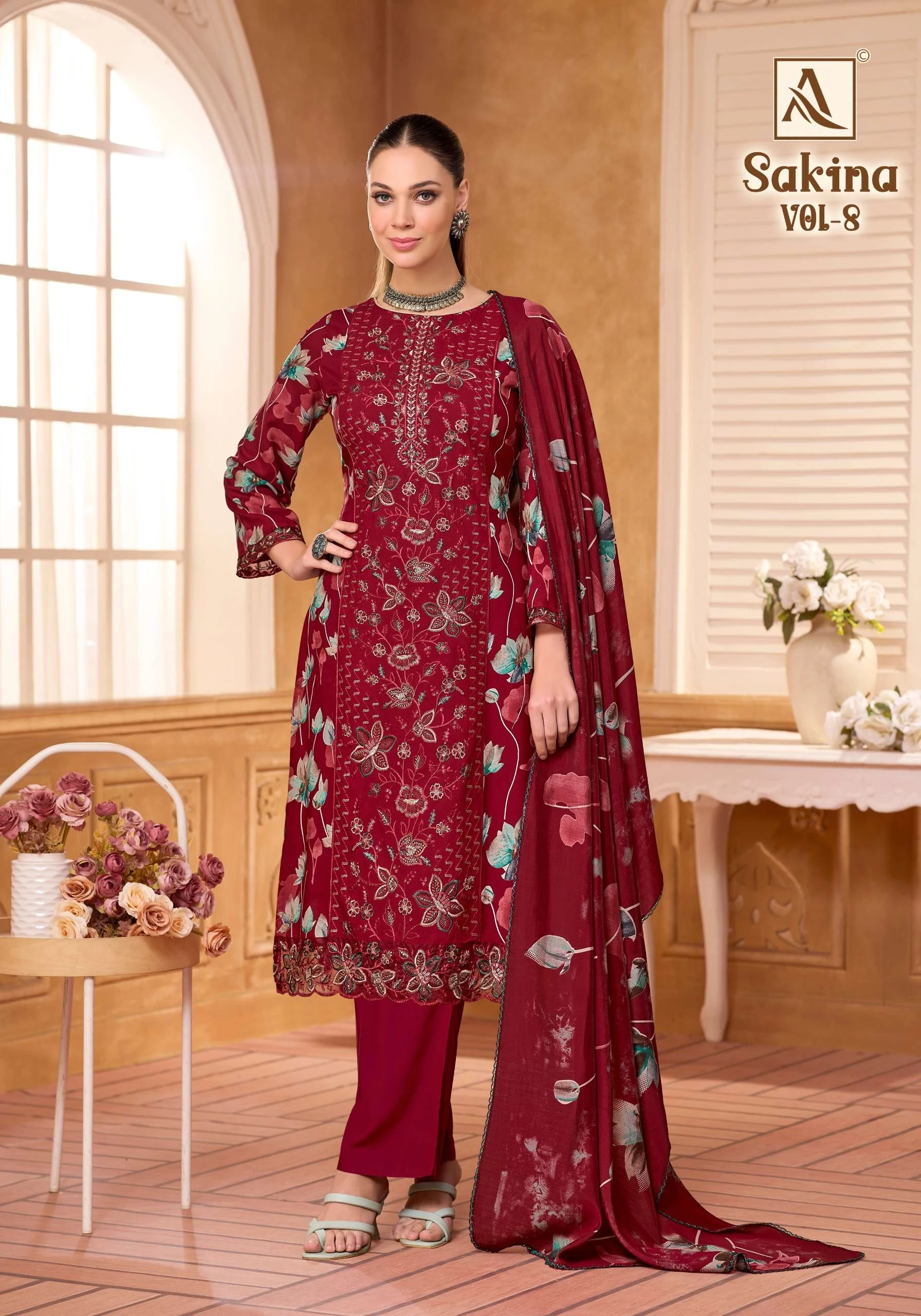 Alok Suits Sakina Vol 8