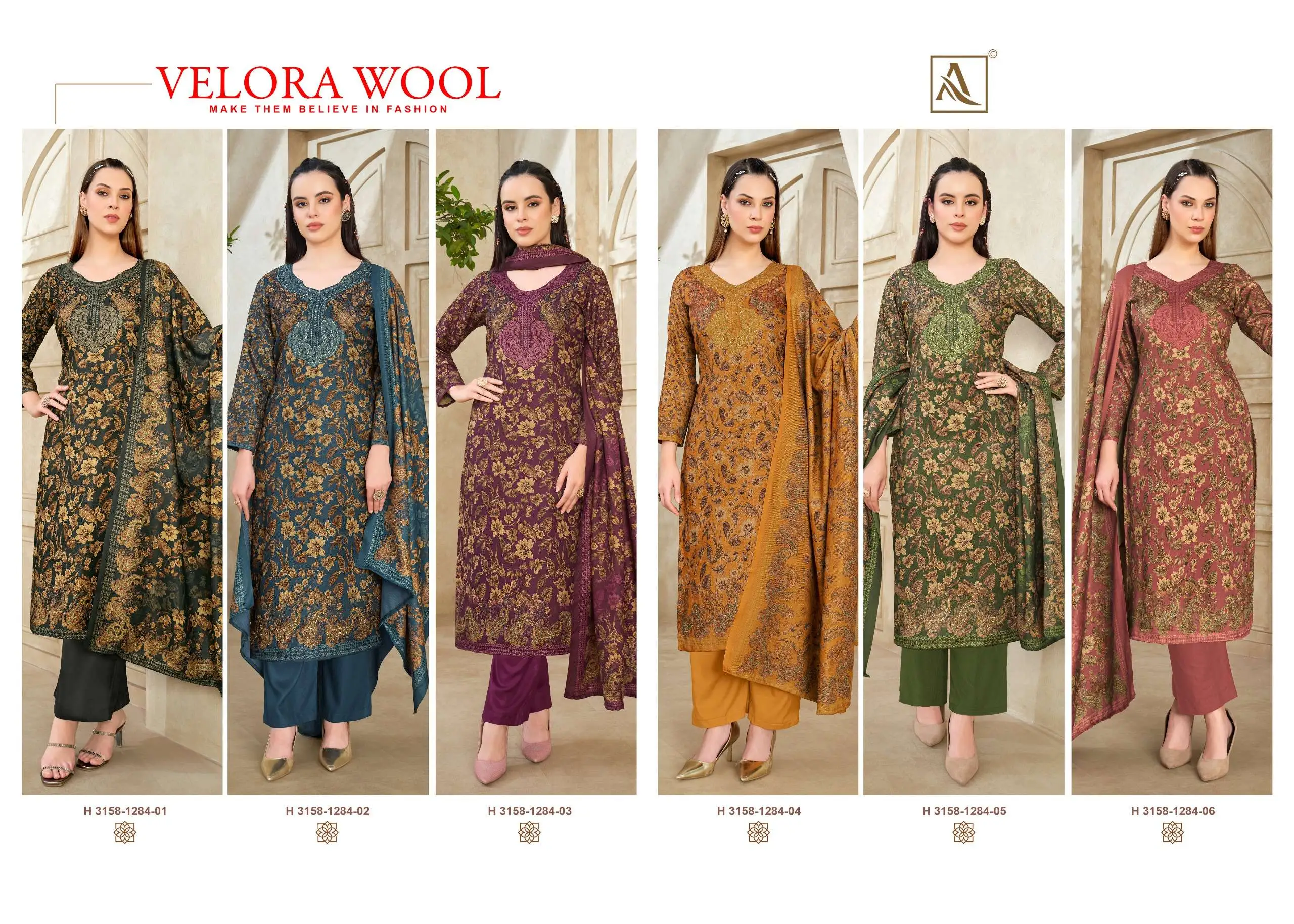 Alok Suits Velora Wool