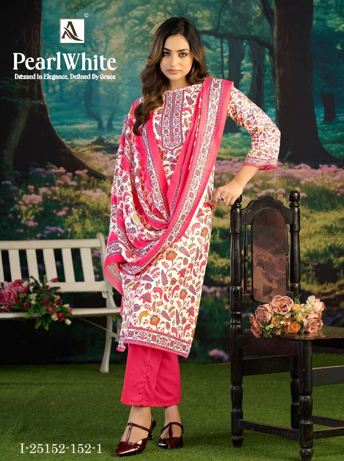 Alok Suits White Pearl