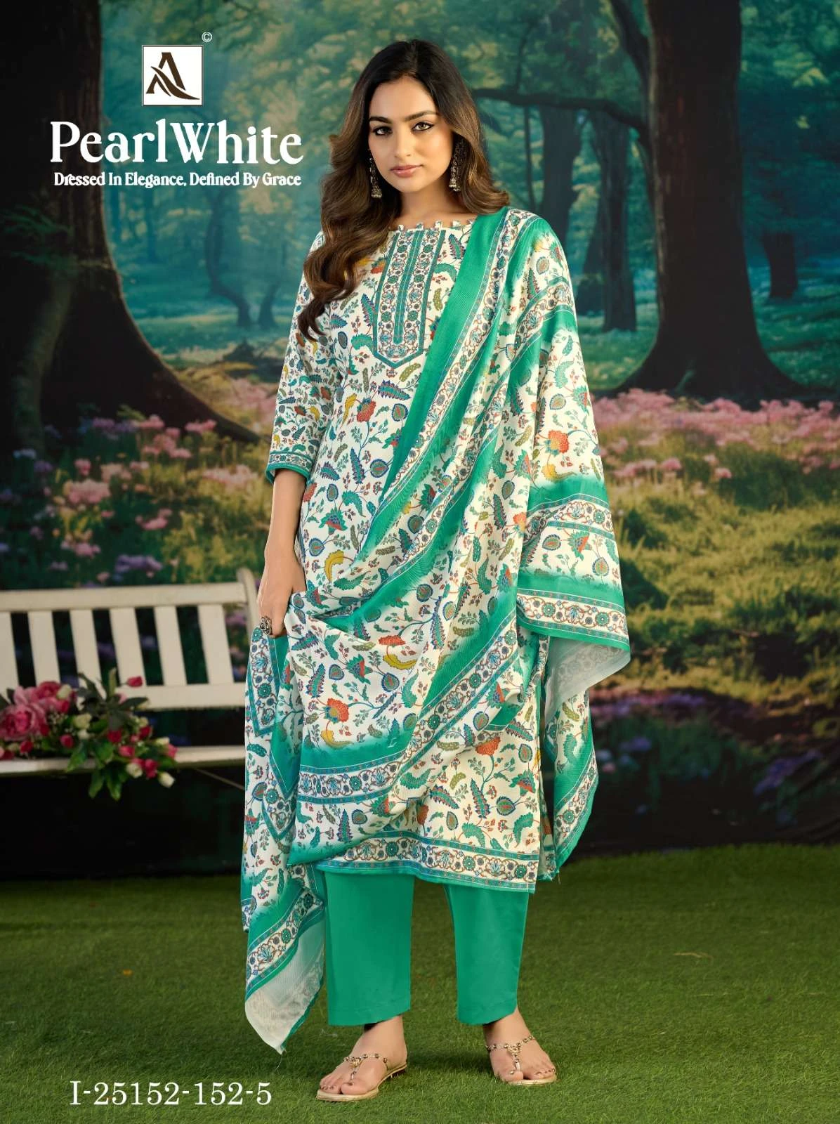 Alok Suits White Pearl
