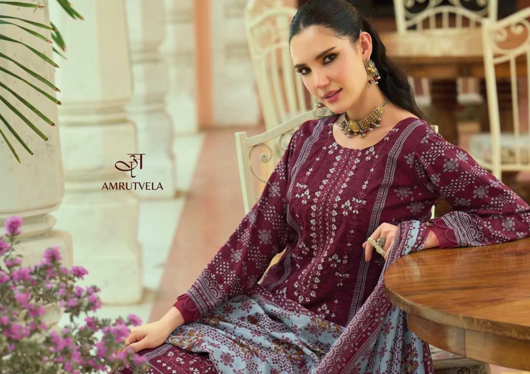 Amrutvela Abu Saeed Cotton Salwar Suit Catalog 6 Pcs
