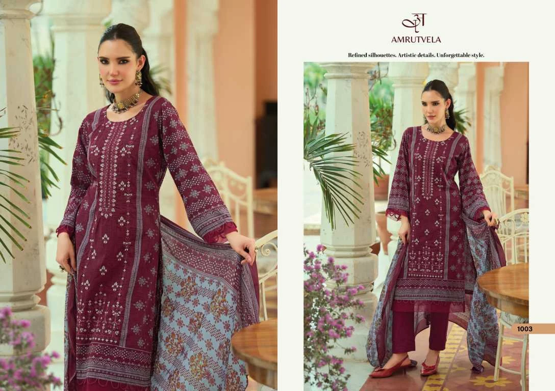 Amrutvela Abu Saeed Cotton Salwar Suit Catalog 6 Pcs