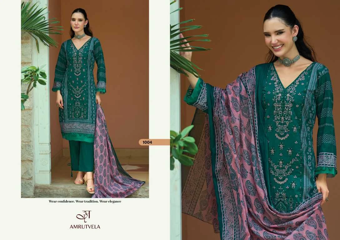 Amrutvela Abu Saeed Cotton Salwar Suit Catalog 6 Pcs