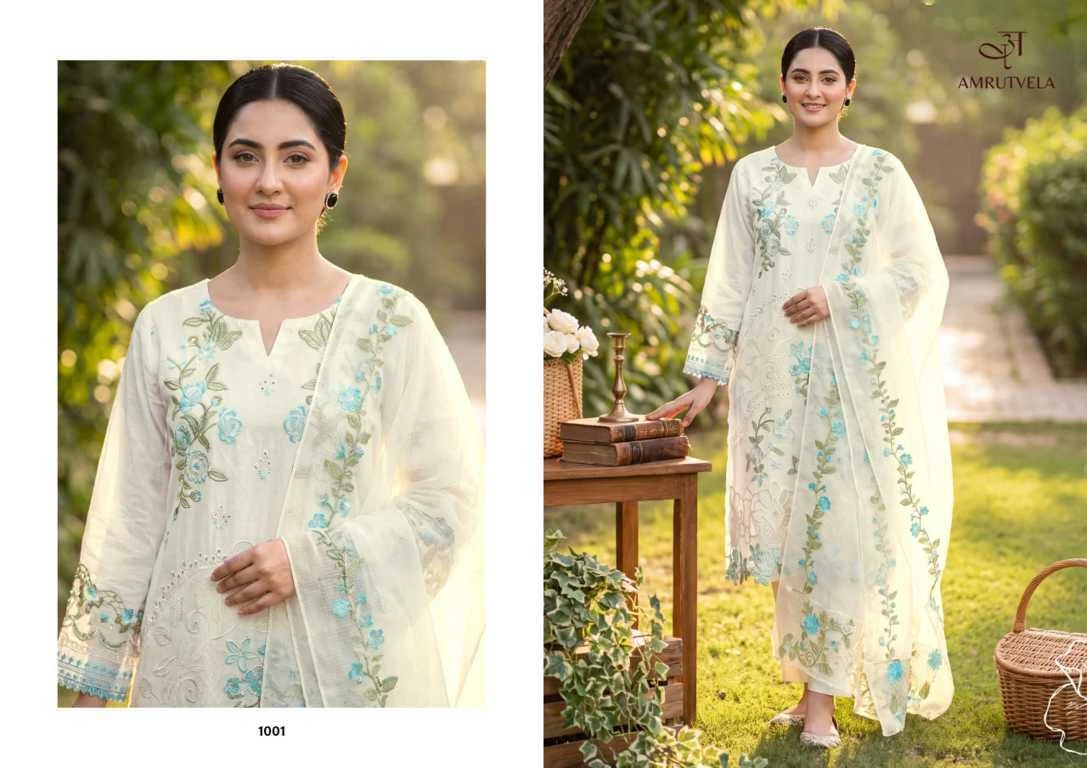 Amrutvela Jade Ombre Cotton Salwar Suit Catalog 6 Pcs