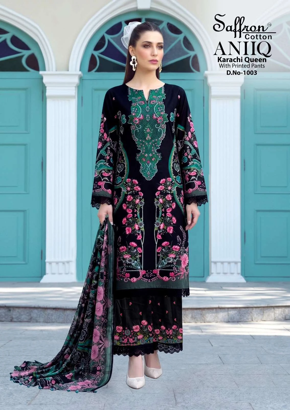 Aniq Karachi Queen with Printed Pants