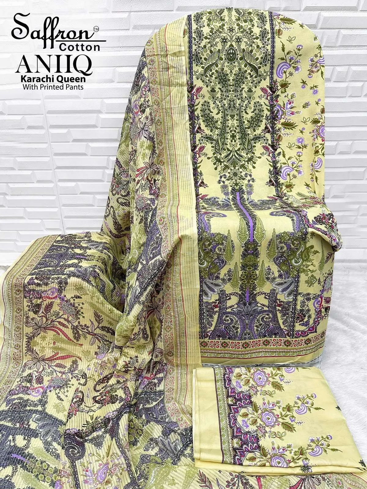 Aniq Karachi Queen with Printed Pants
