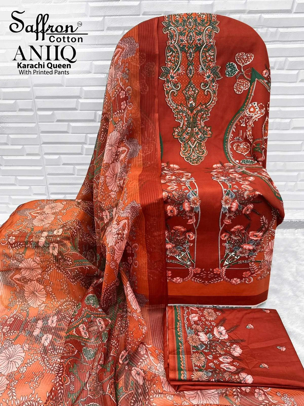 Aniq Karachi Queen with Printed Pants