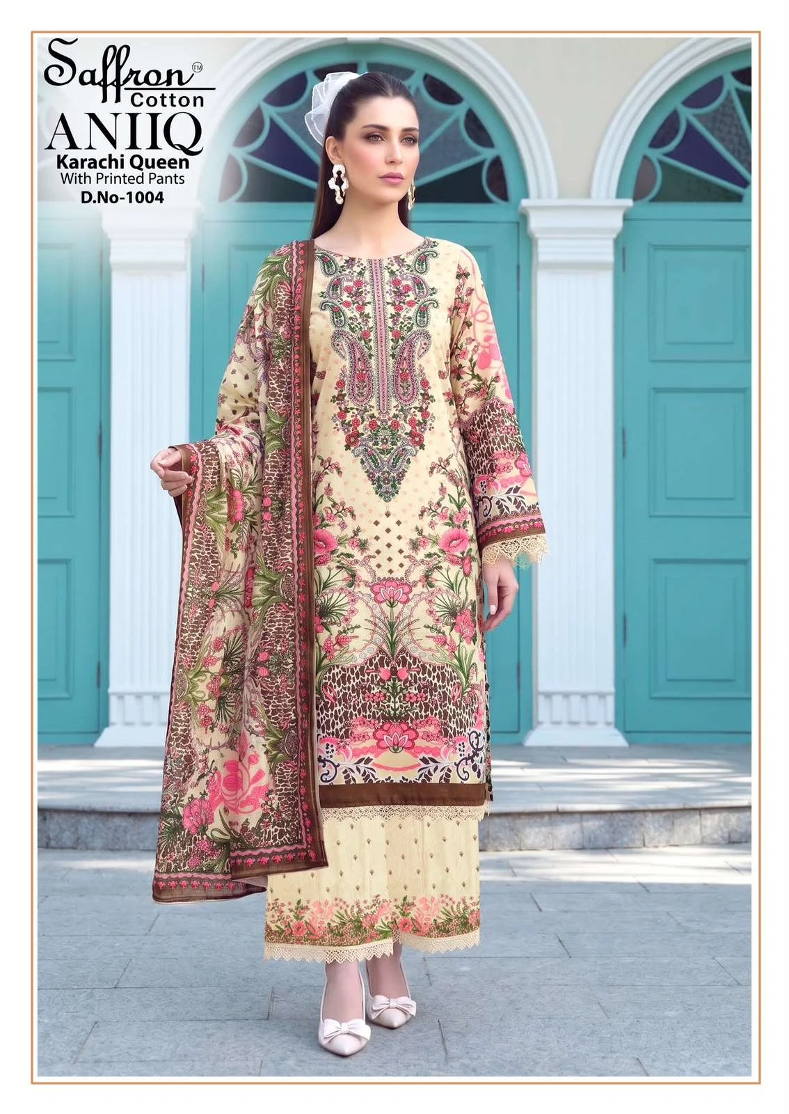 Aniq Karachi Queen with Printed Pants