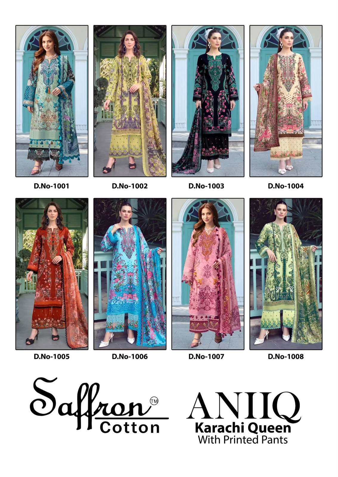 Aniq Karachi Queen with Printed Pants