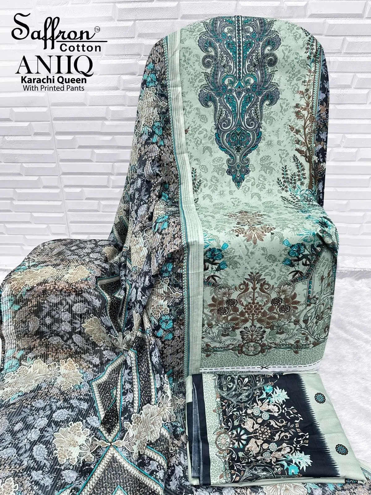 Aniq Karachi Queen with Printed Pants