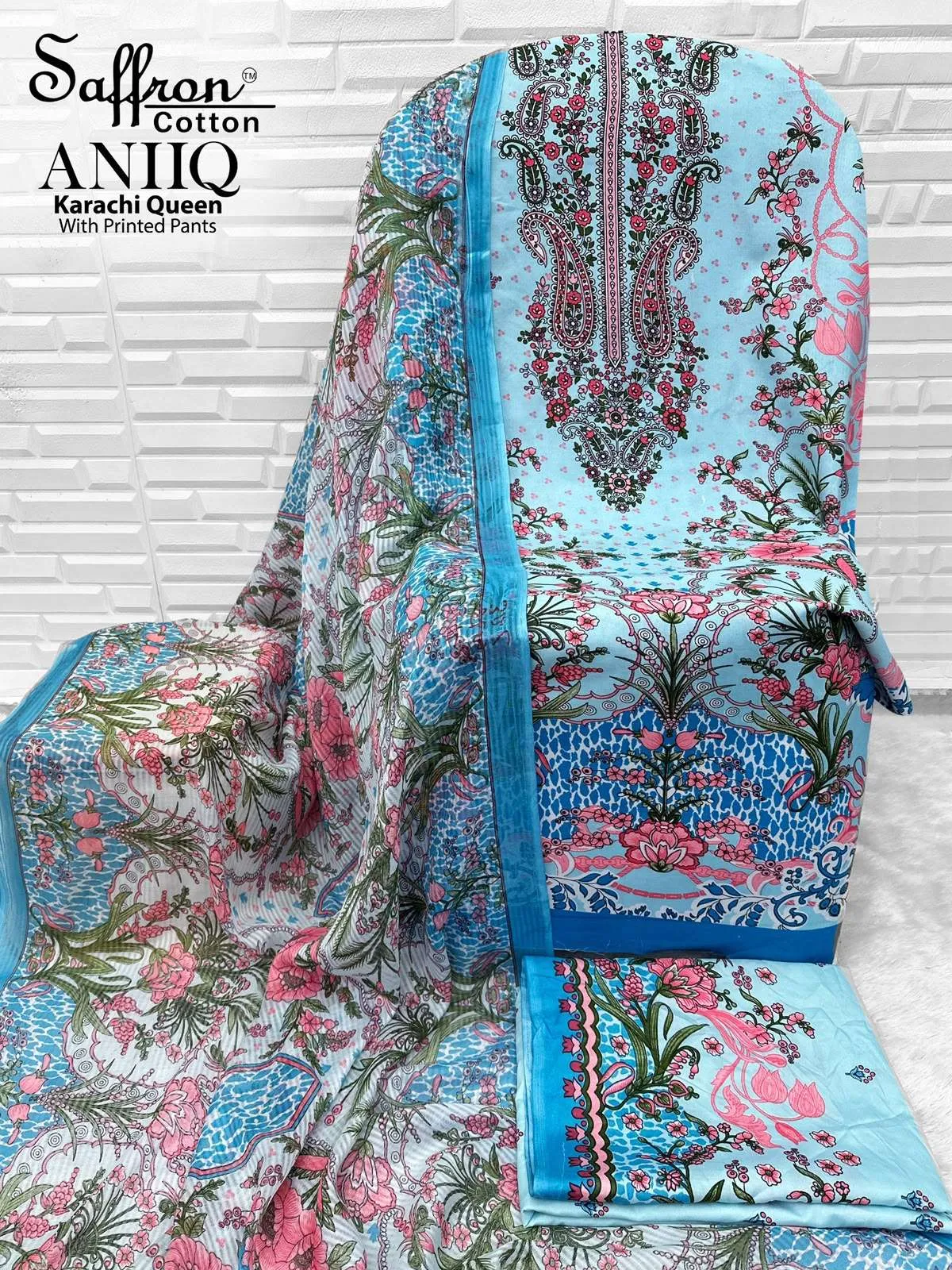 Aniq Karachi Queen with Printed Pants