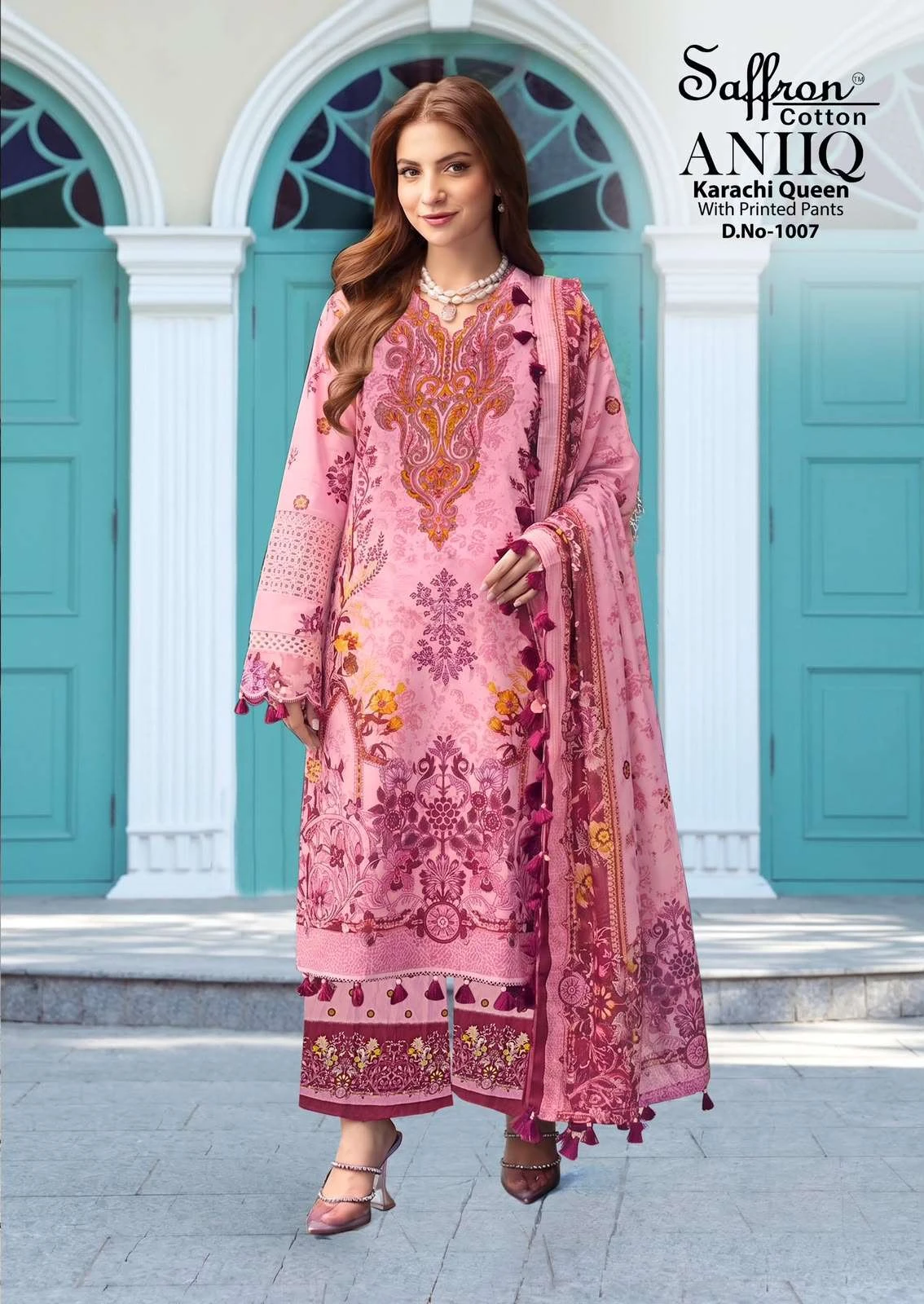 Aniq Karachi Queen with Printed Pants