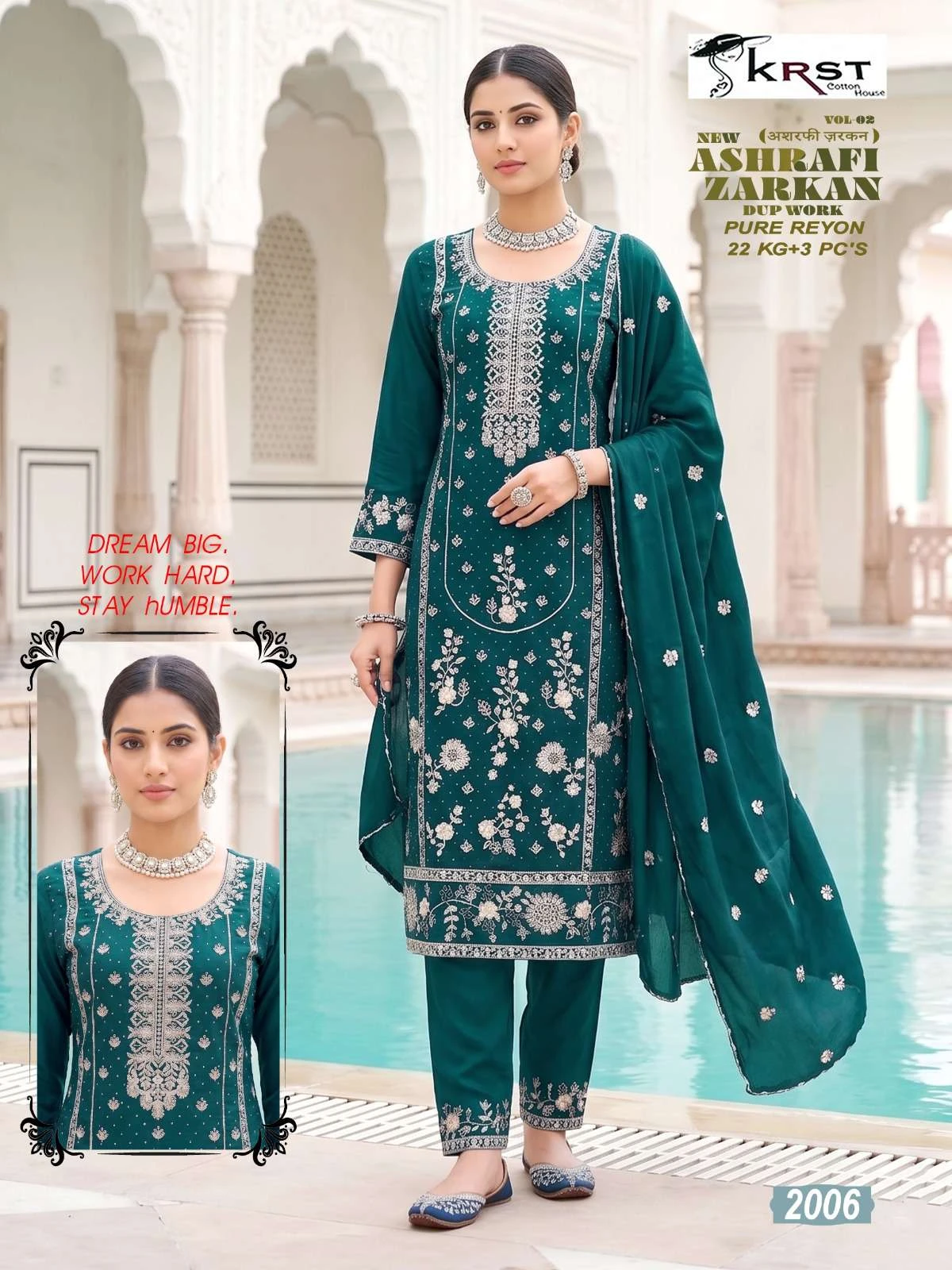 Ashrafi Zarkan Vol 1 - Readymade Dress