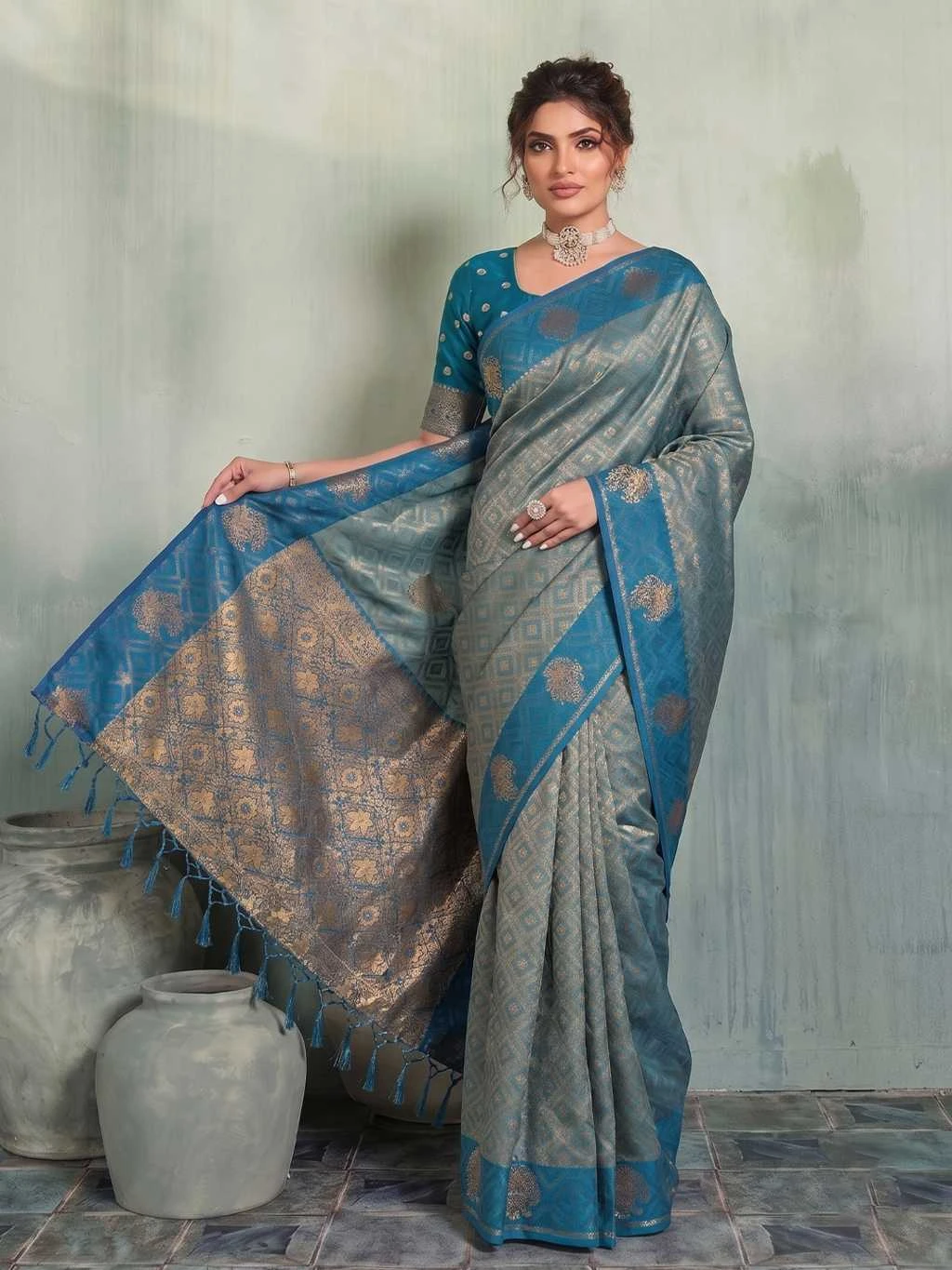 Astita Madras Handloom Silk