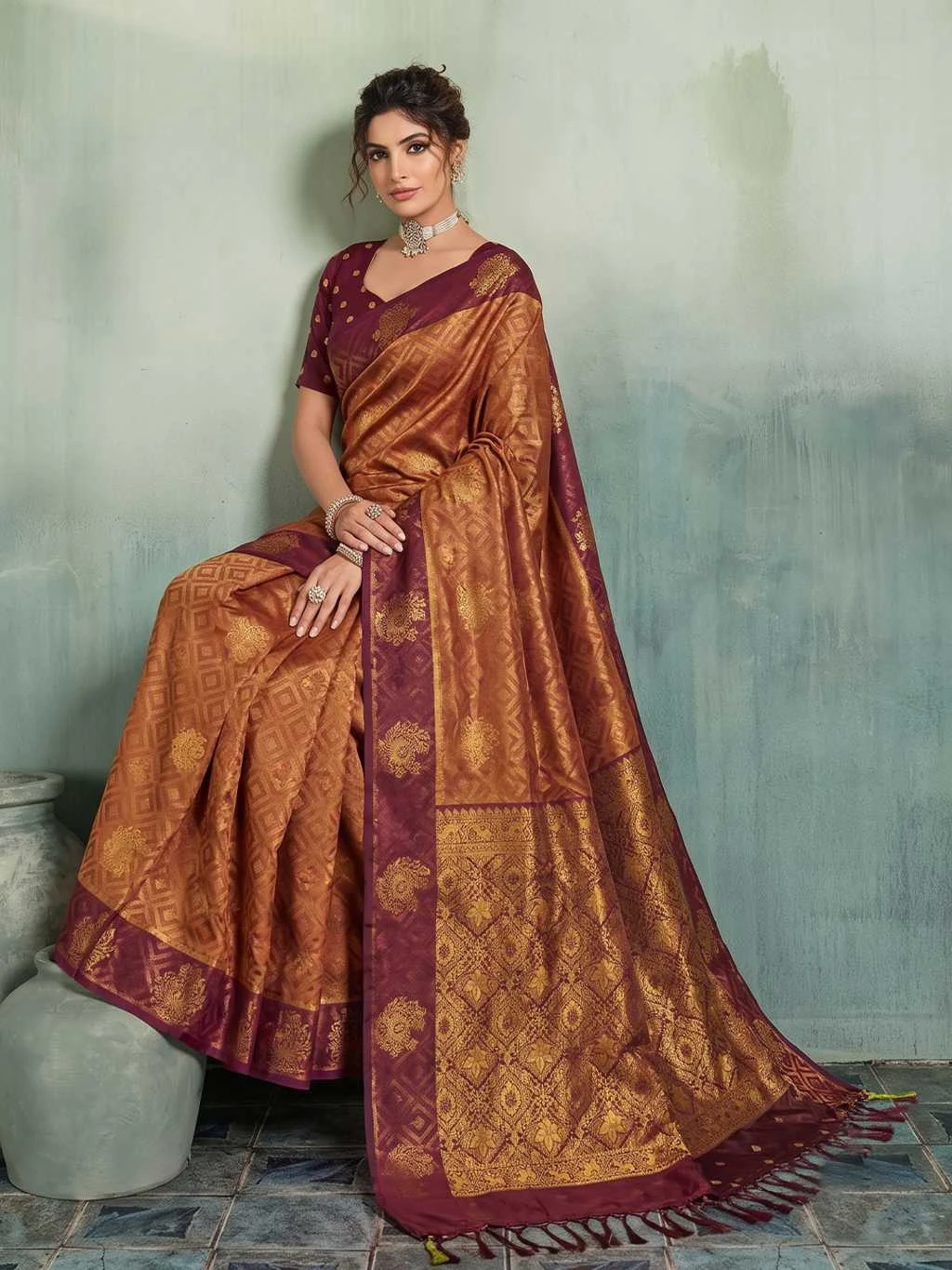 Astita Madras Handloom Silk