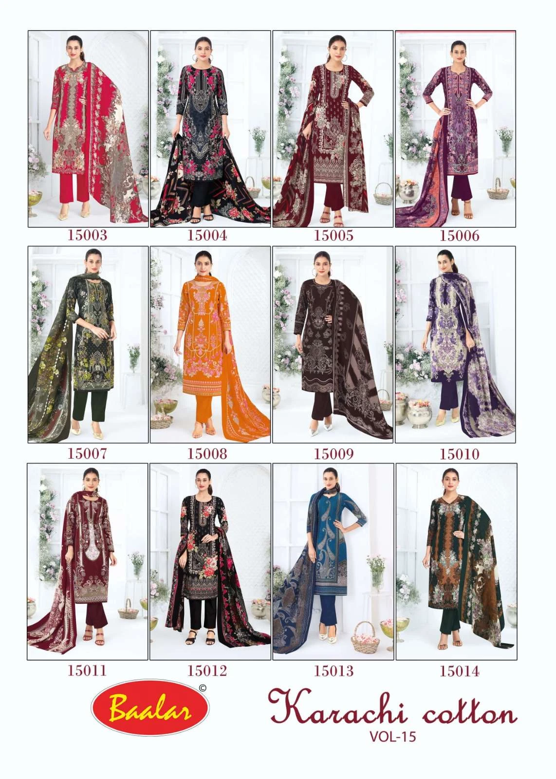 Baalar Karachi Cotton Vol 15