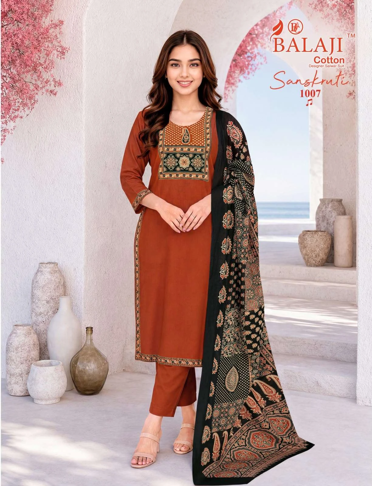Balaji Cotton Sanskruti Vol 1 Ready Made Collection - Readymade Dress