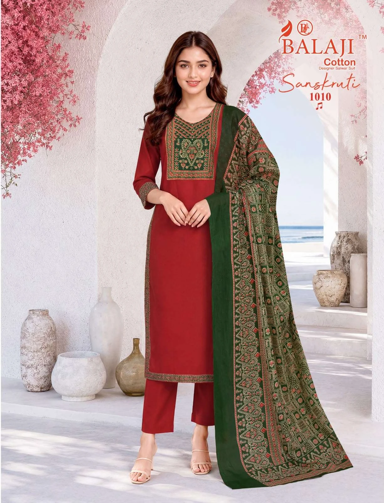 Balaji Cotton Sanskruti Vol 1 Ready Made Collection - Readymade Dress