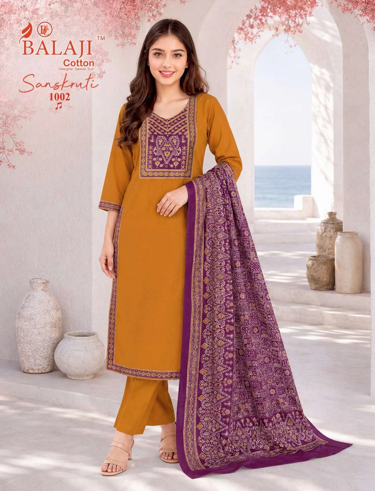 Balaji Cotton Sanskruti Vol 1 Ready Made Collection - Readymade Dress