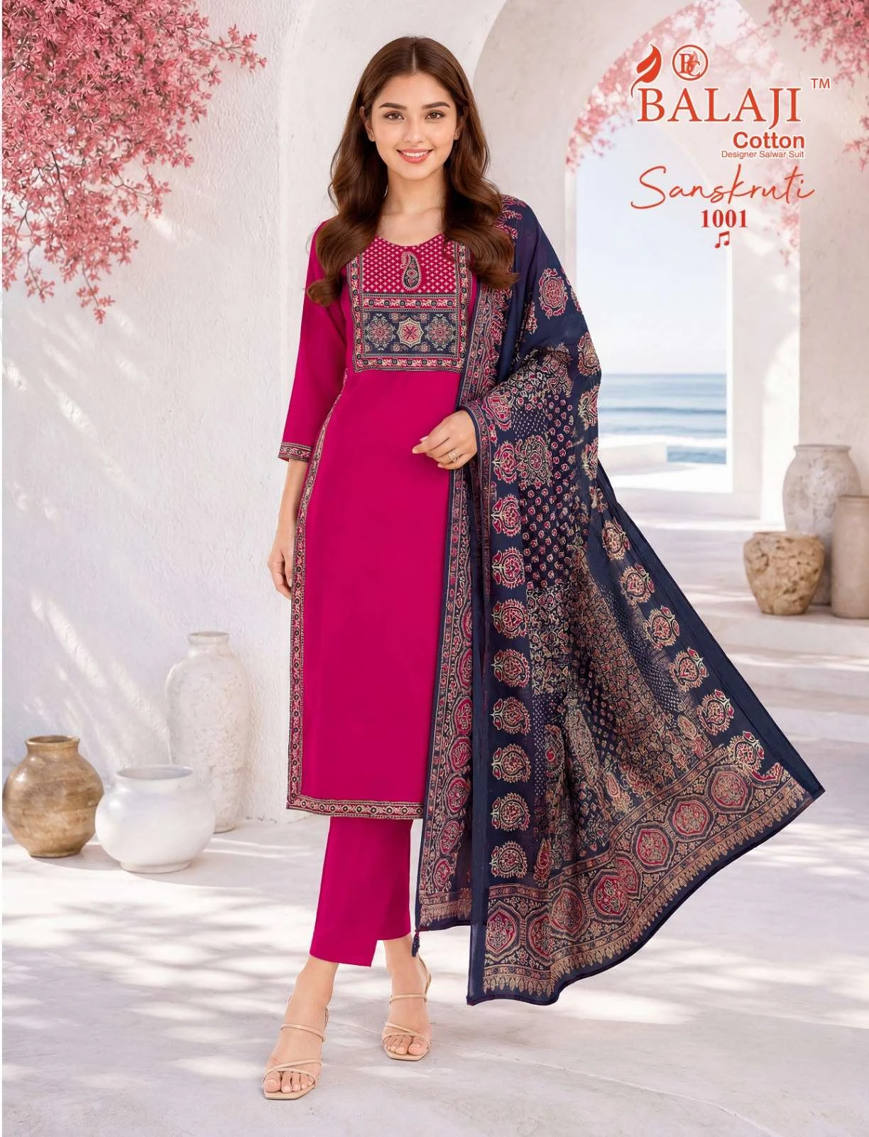Balaji Cotton Sanskruti Vol 1 Ready Made Collection - Readymade Dress