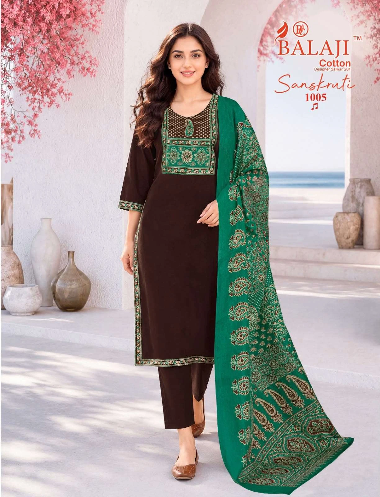 Balaji Cotton Sanskruti Vol 1 Ready Made Collection - Readymade Dress