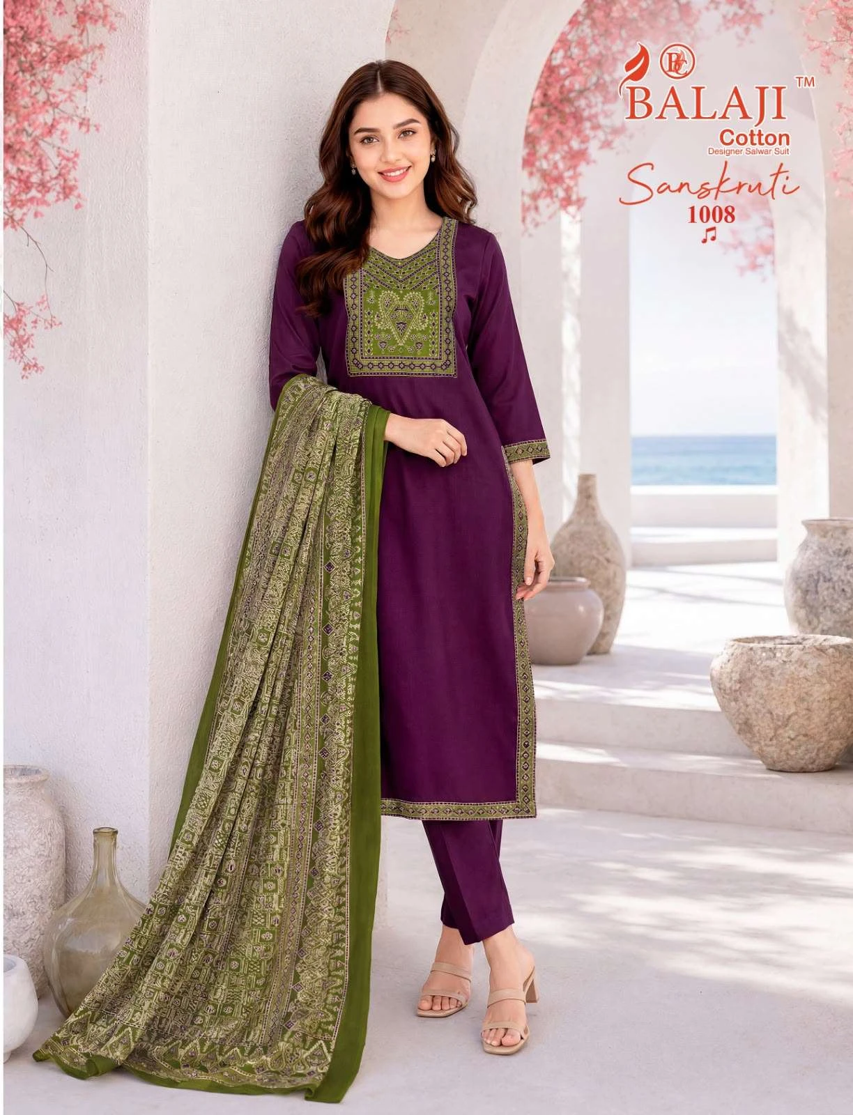 Balaji Cotton Sanskruti Vol 1 Ready Made Collection - Readymade Dress