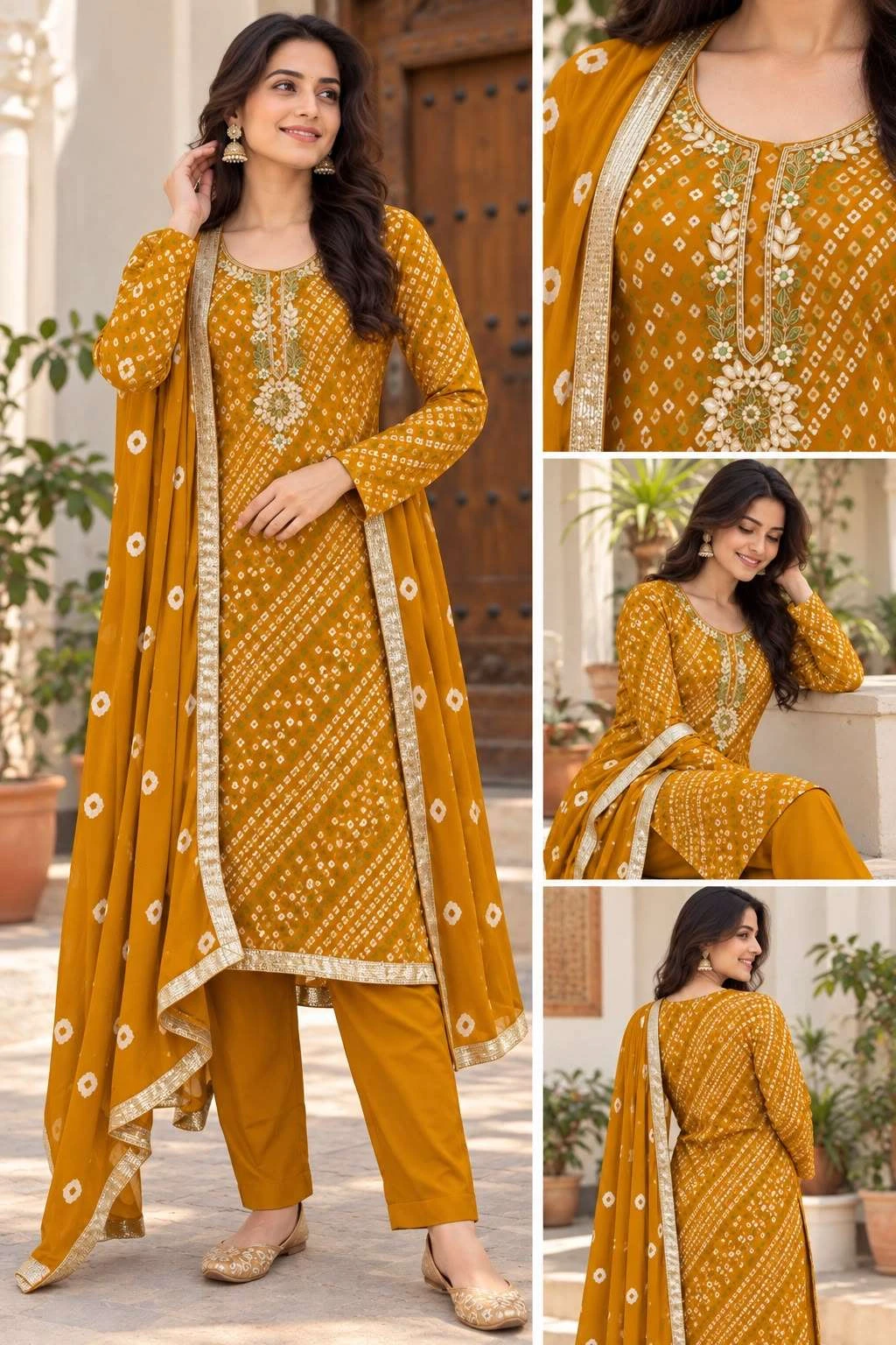 Bandhej Collection - Readymade Dress