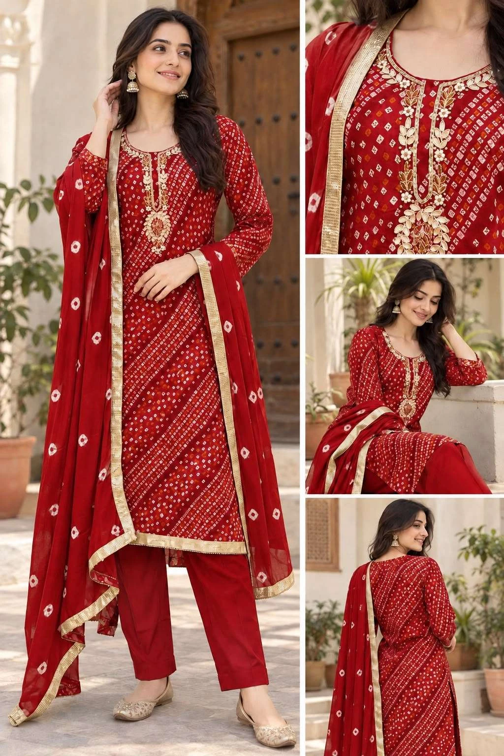 Bandhej Collection - Readymade Dress