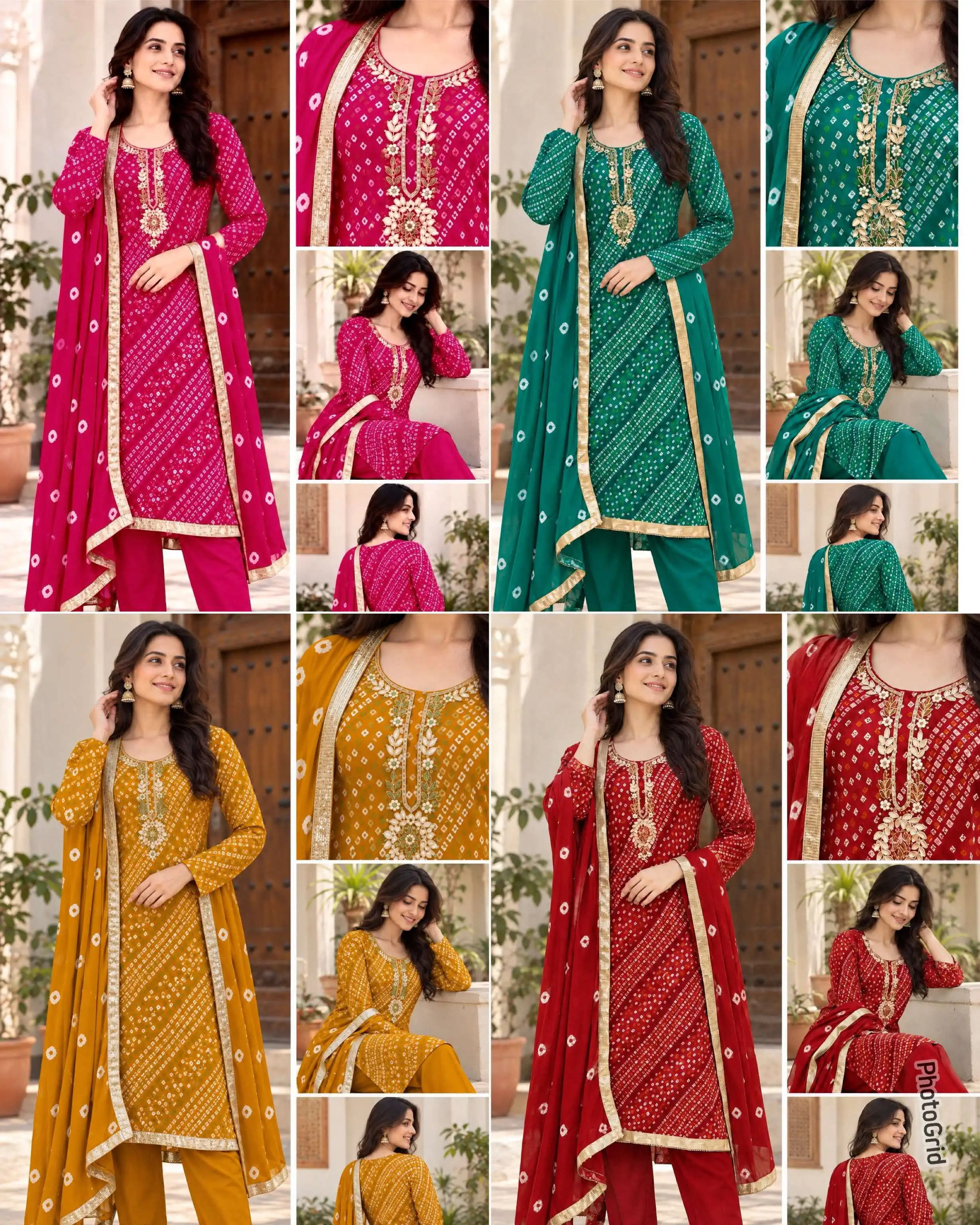 Bandhej Collection - Readymade Dress