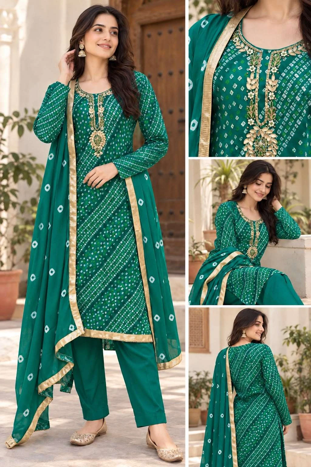 Bandhej Collection - Readymade Dress