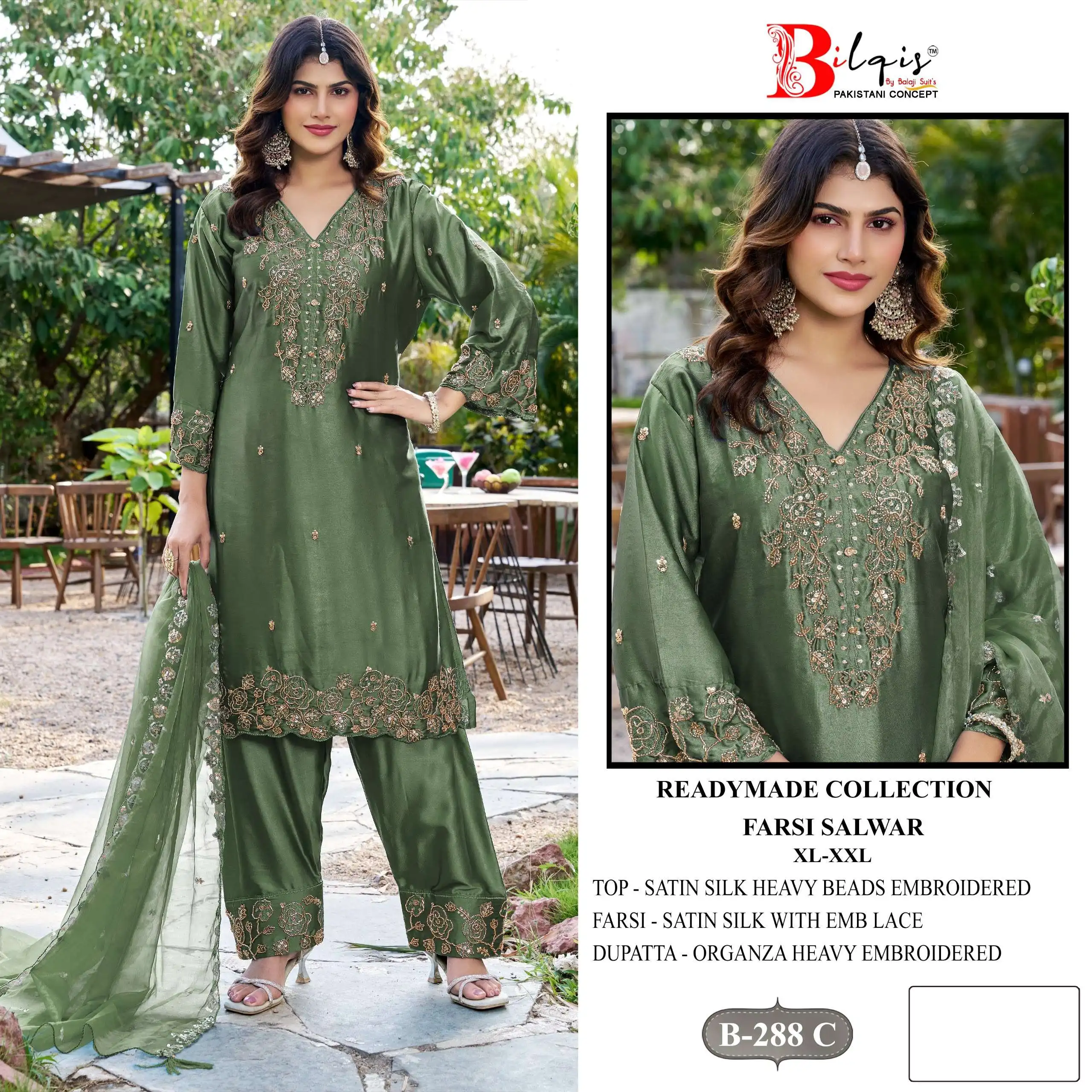 Bilqistm B 288 - Readymade Dress