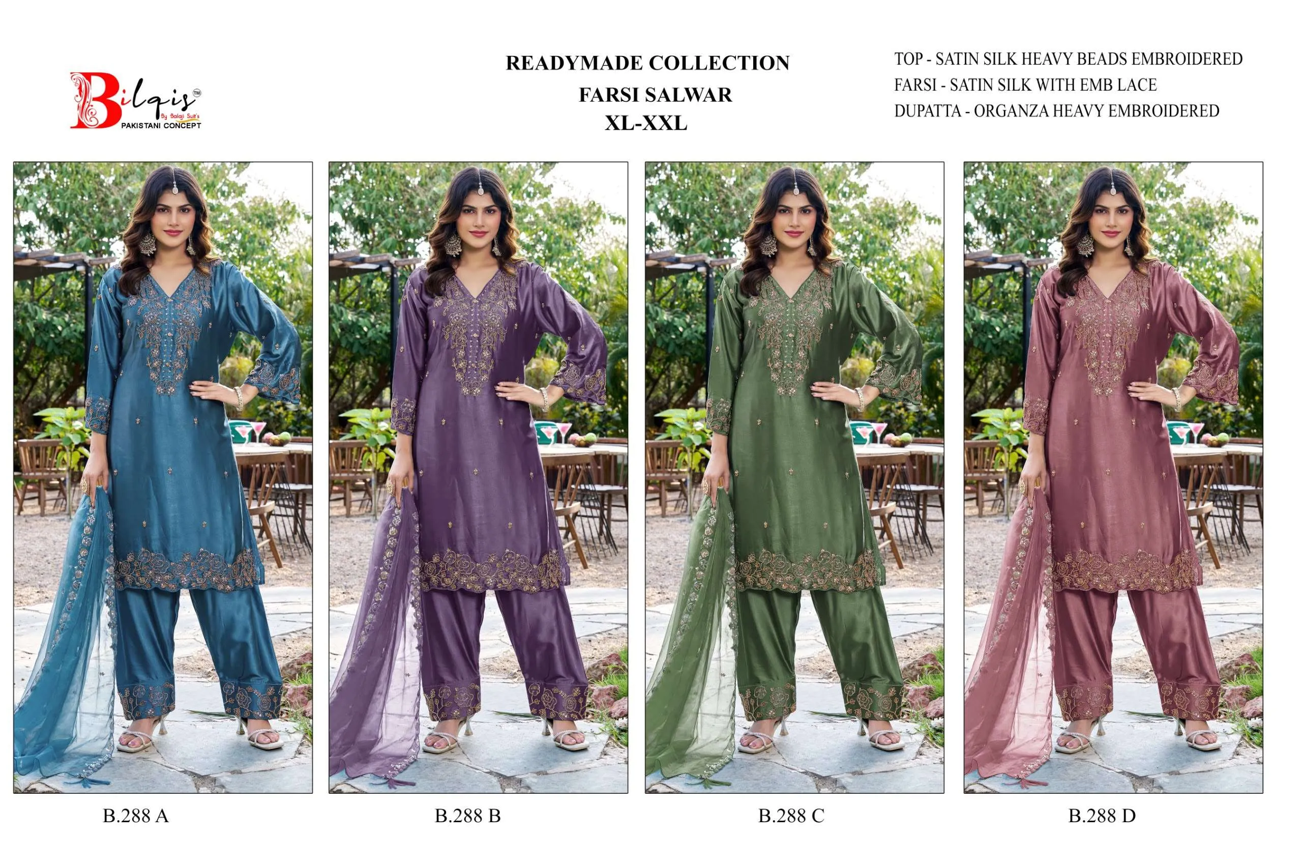 Bilqistm B 288 - Readymade Dress