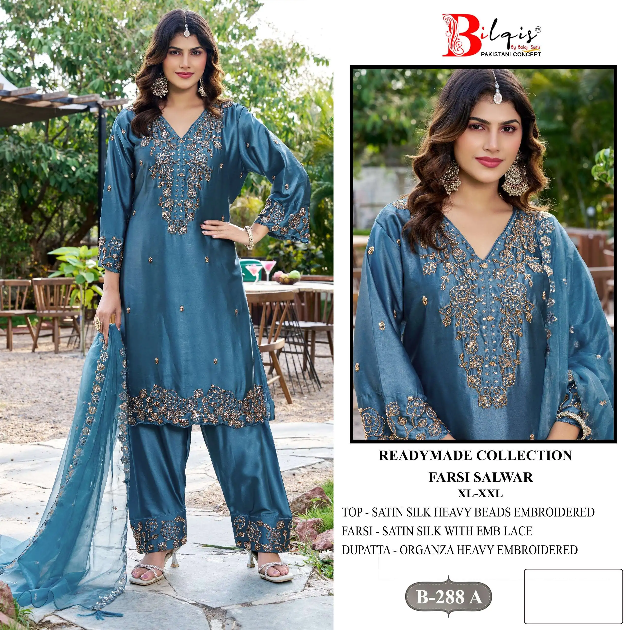 Bilqistm B 288 - Readymade Dress