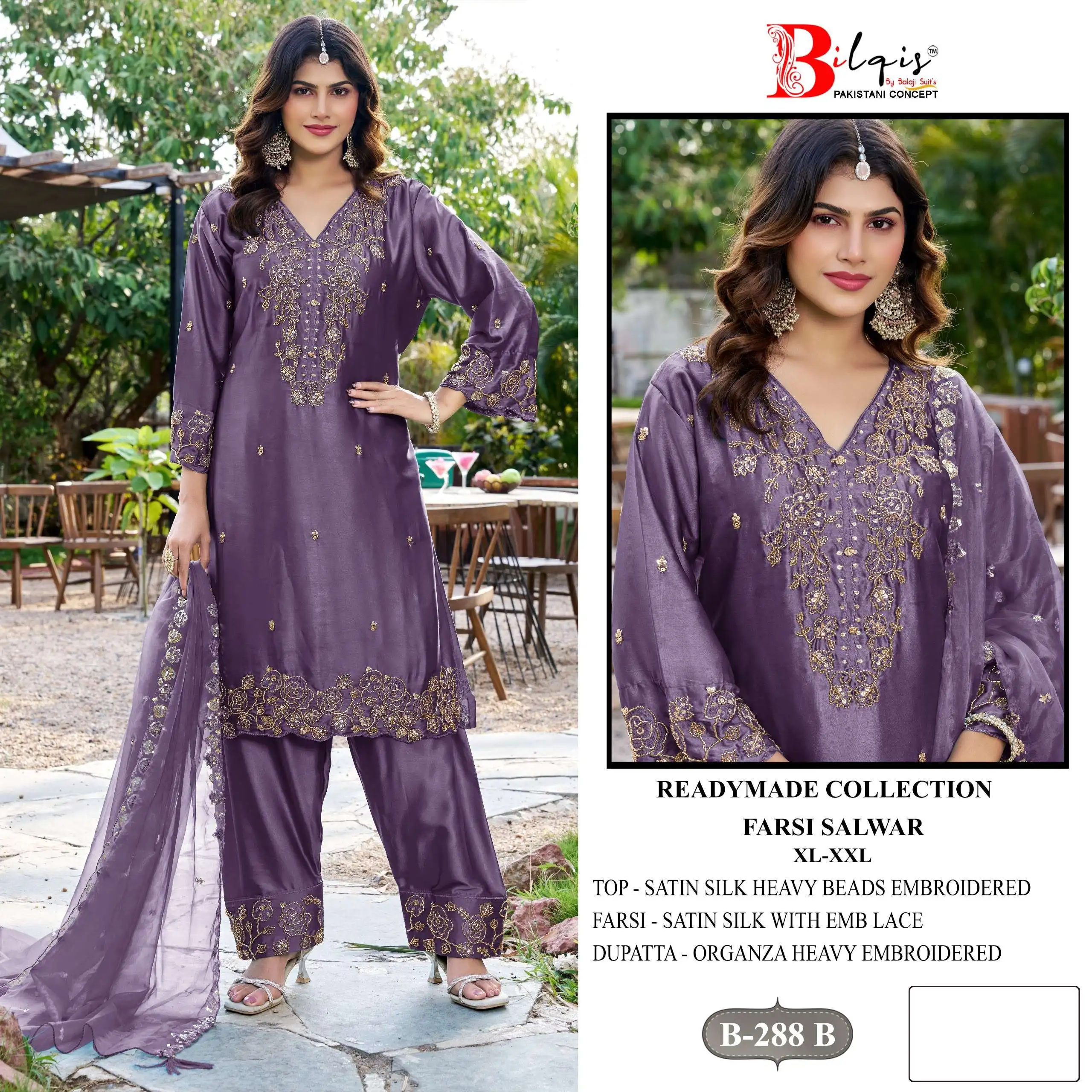 Bilqistm B 288 - Readymade Dress